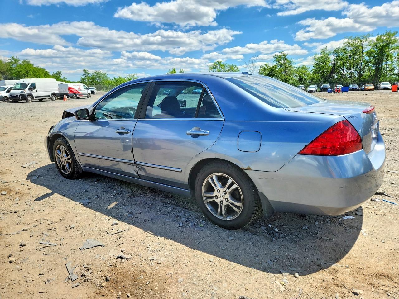 2007 Honda Accord Ex Серый vin: 1HGCM56777A200611