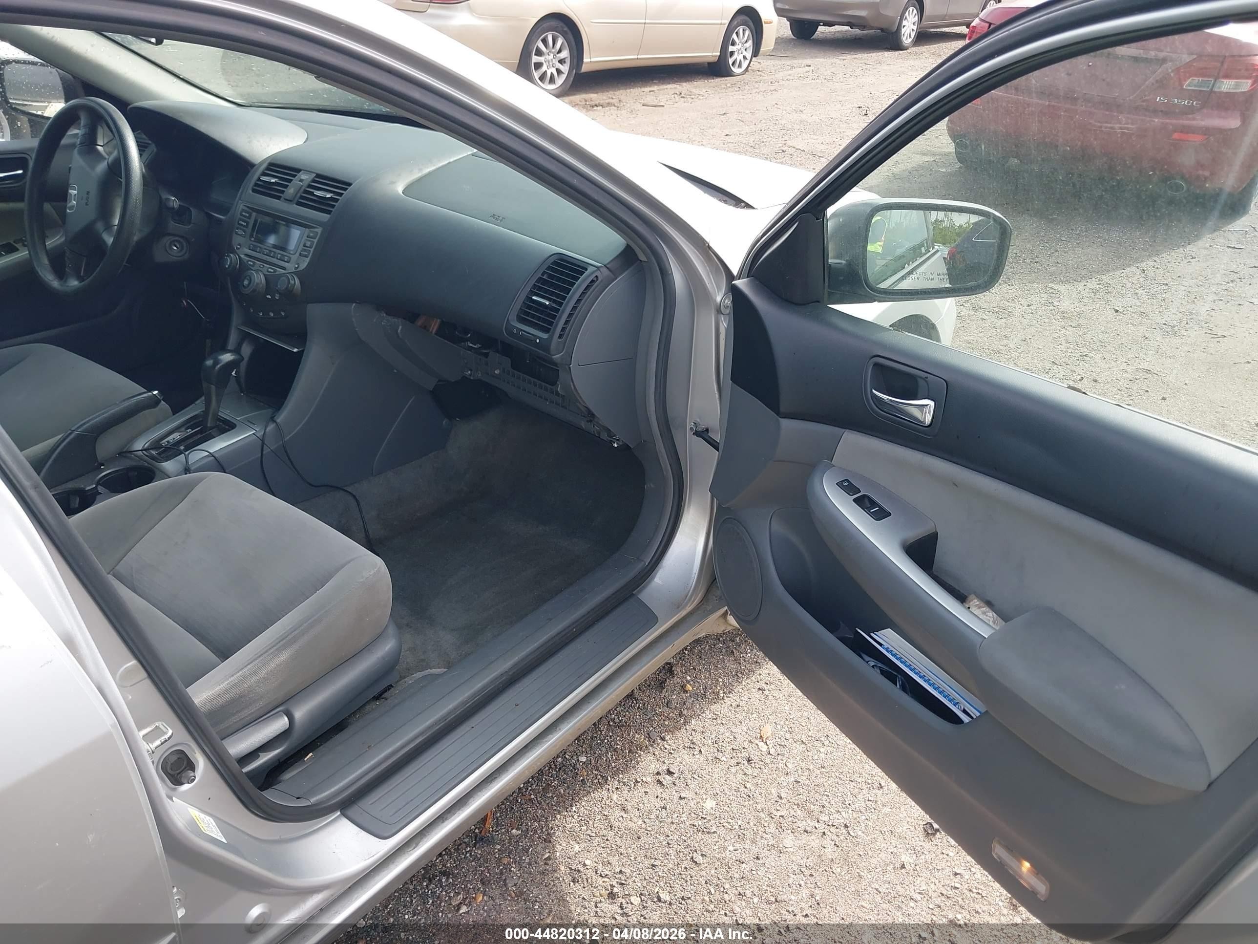 2007 Honda Accord 2.4 Ex Silver vin: 1HGCM56777A226187