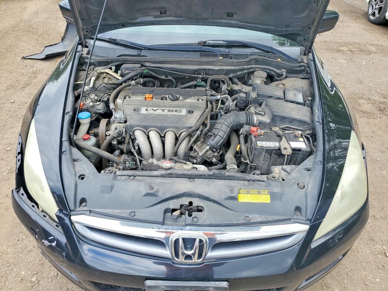 2007 Honda Accord Ex Black vin: 1HGCM56777A814865