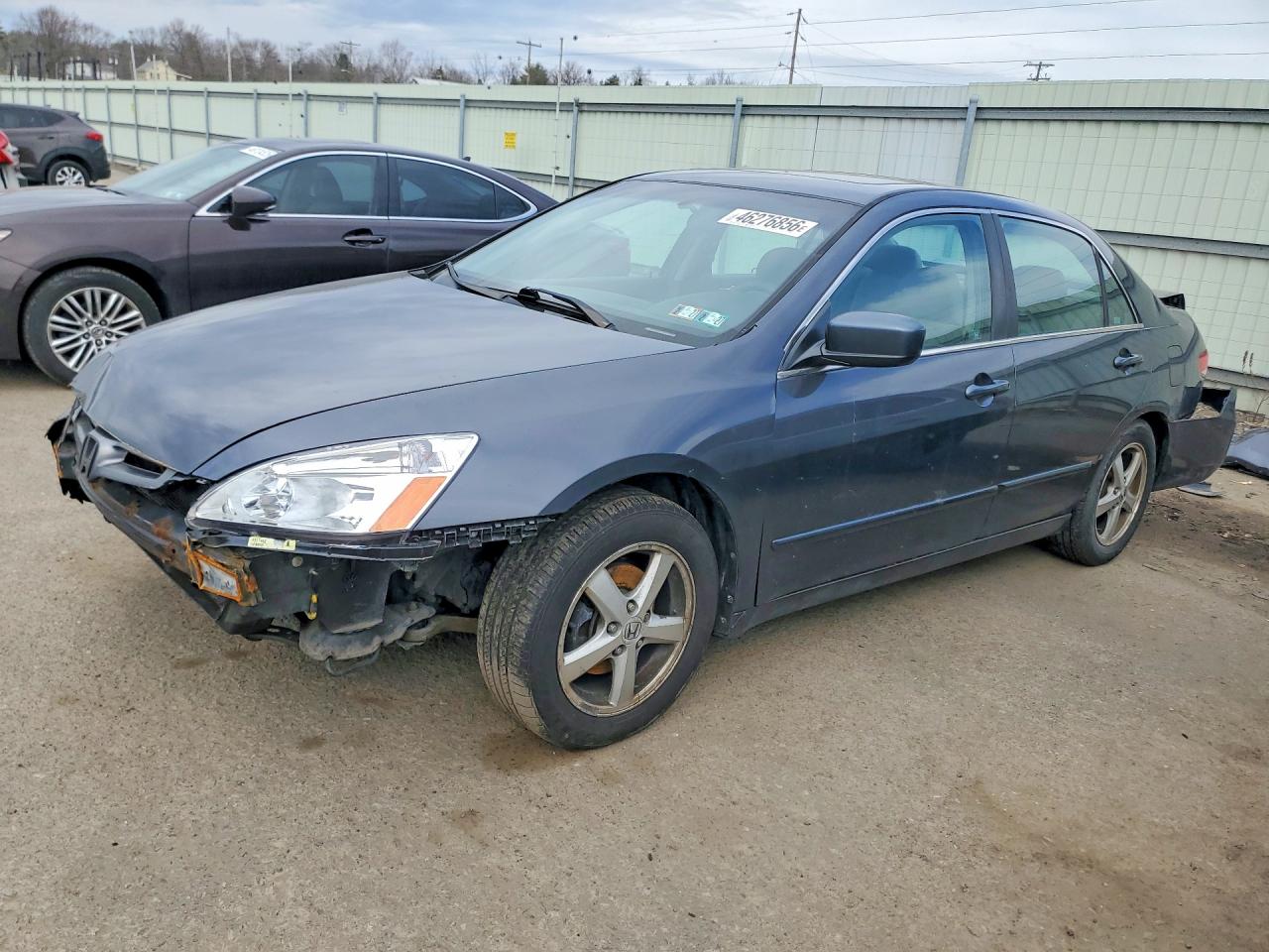 2004 Honda Accord Ex Gray vin: 1HGCM56784A147221
