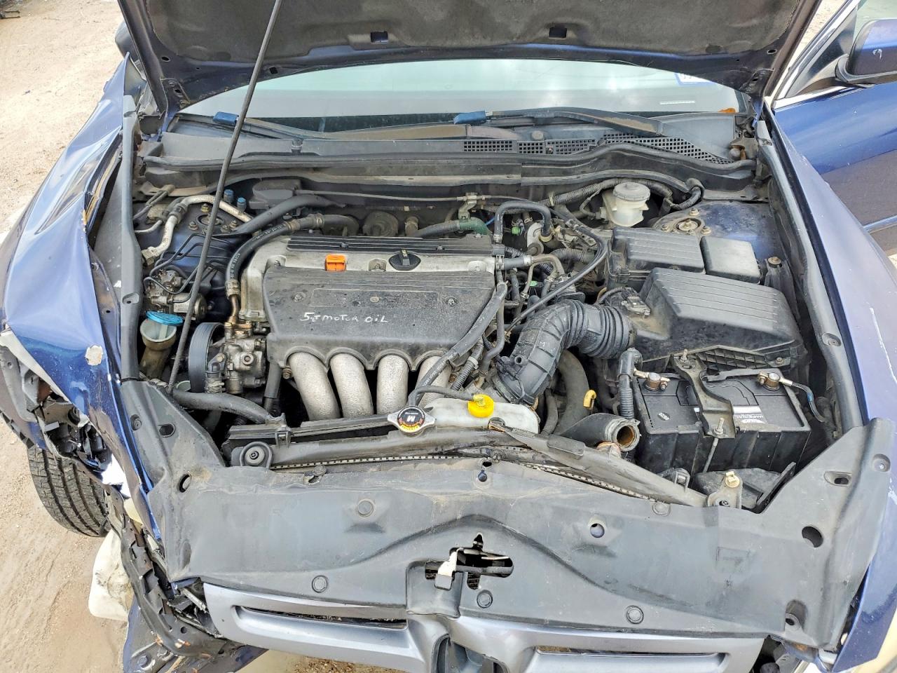 2005 Honda Accord Ex Синий vin: 1HGCM56785A007820