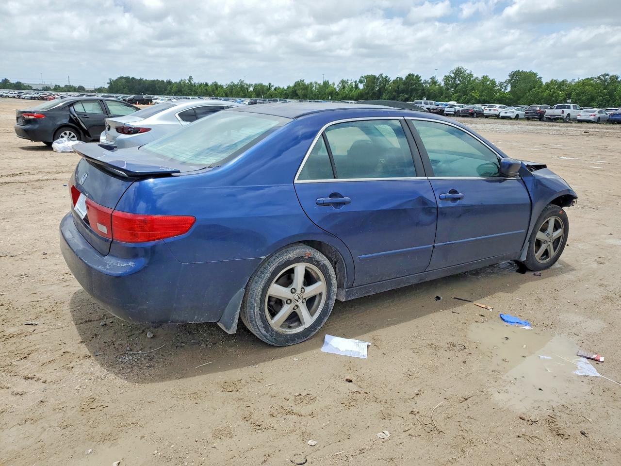 2005 Honda Accord Ex Синий vin: 1HGCM56785A007820