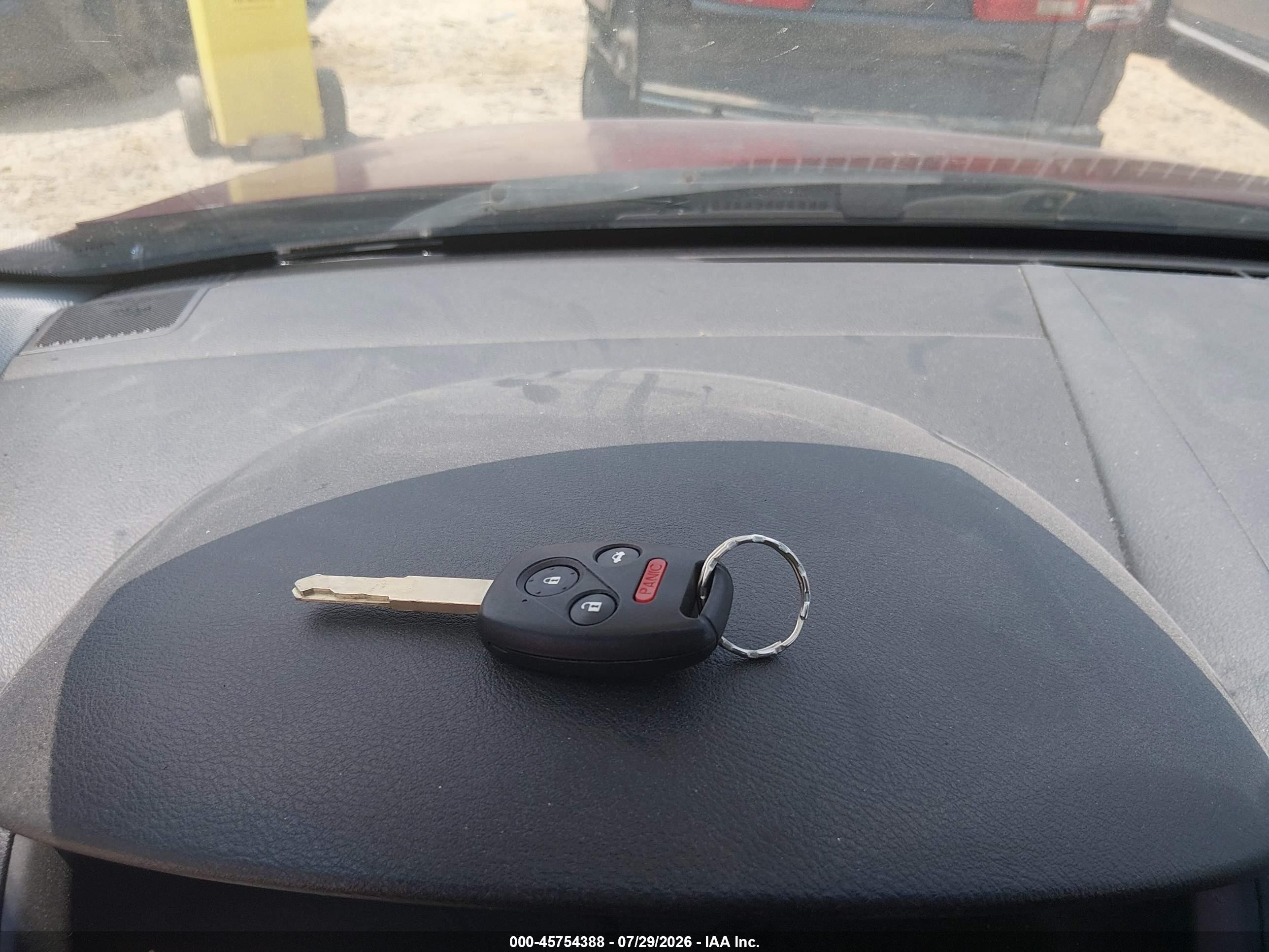 2005 Honda Accord 2.4 Ex Красный vin: 1HGCM56785A082212