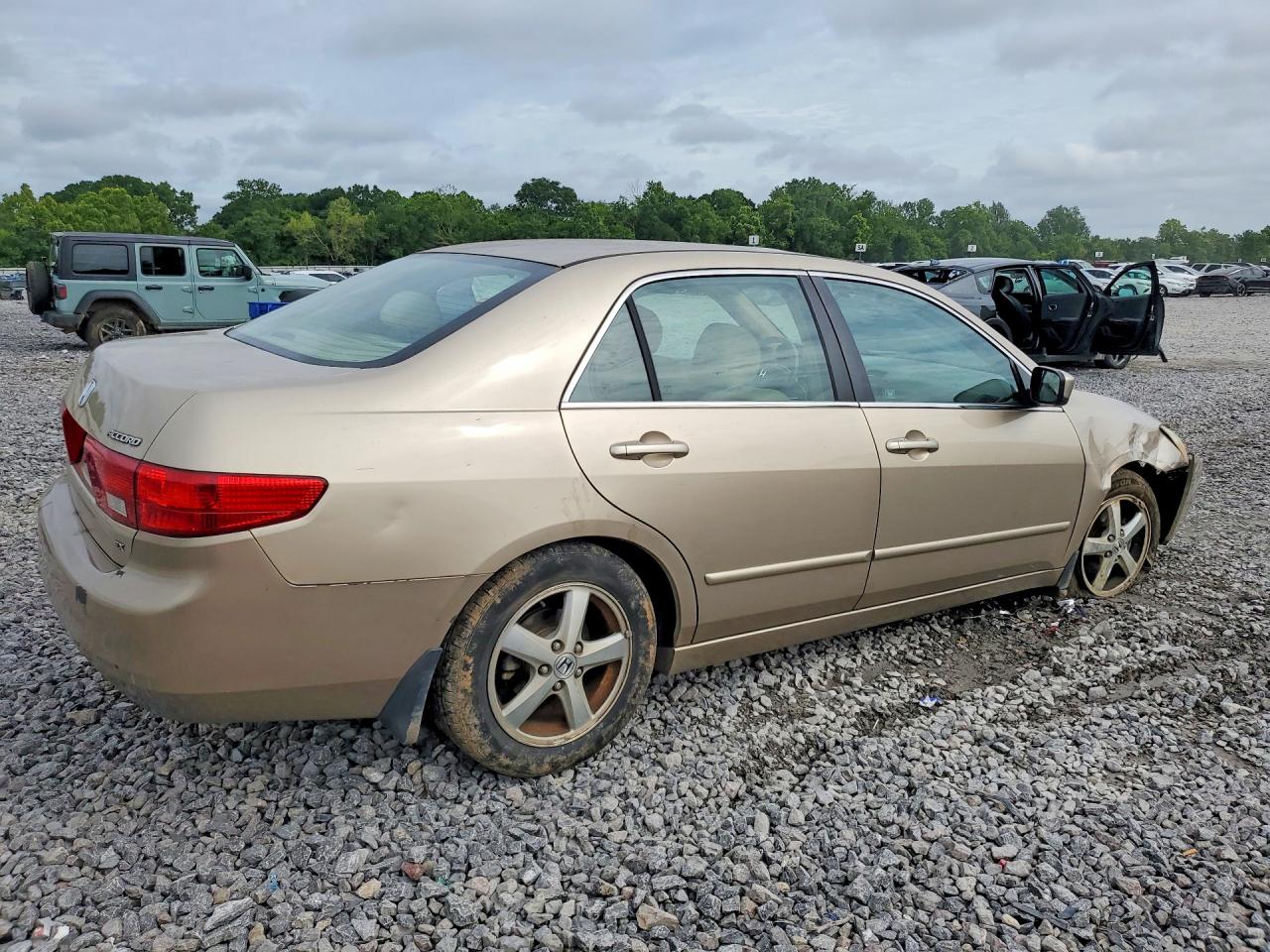 2005 Honda Accord Ex Желто-коричневый vin: 1HGCM56785A120683