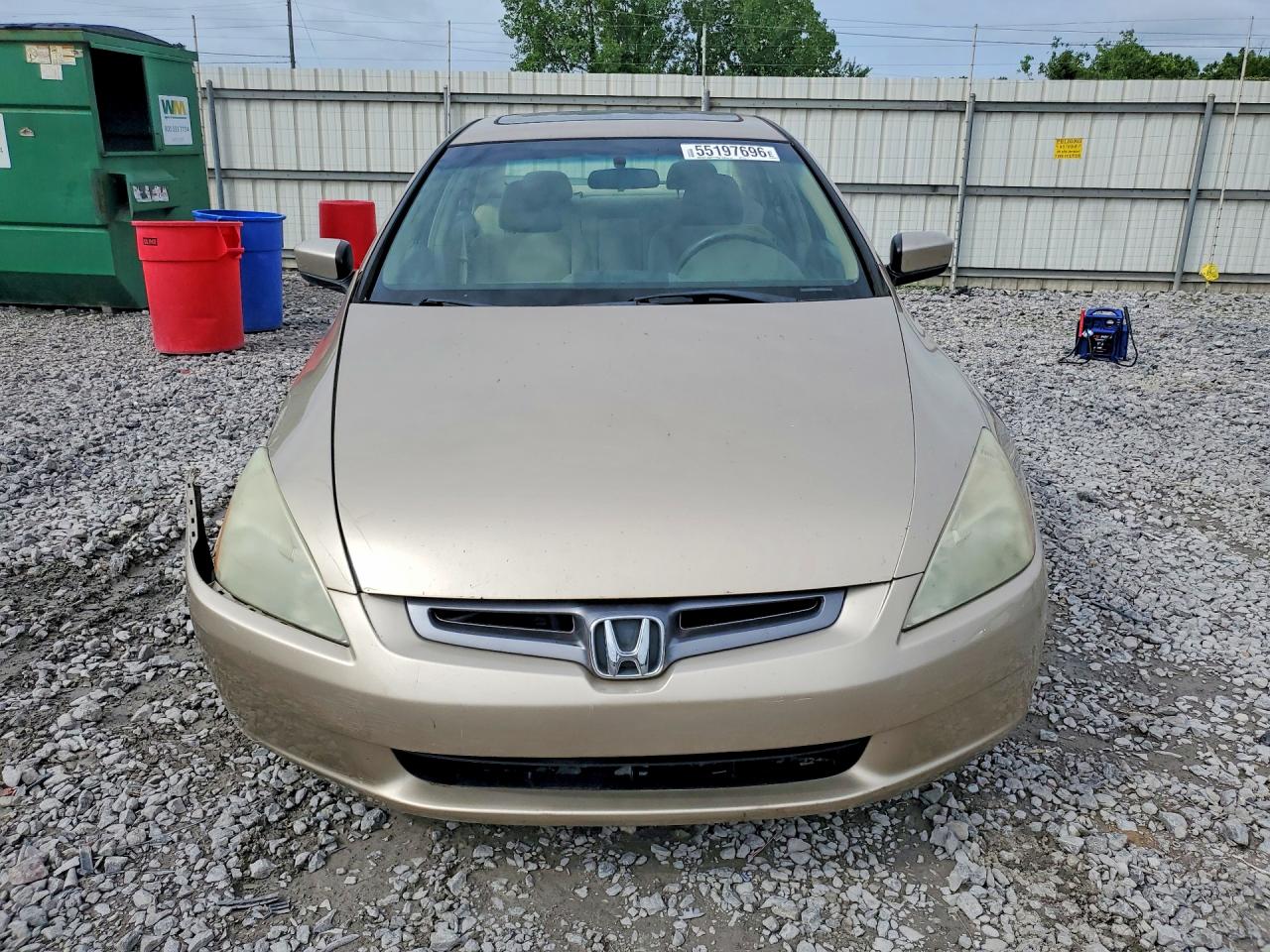2005 Honda Accord Ex Желто-коричневый vin: 1HGCM56785A120683