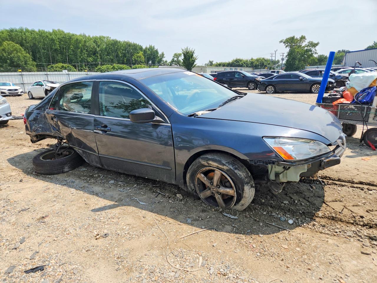 2005 Honda Accord Ex Серый vin: 1HGCM56785A190684