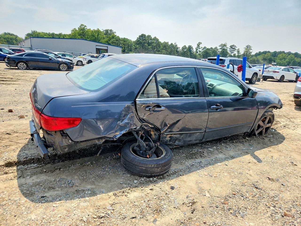 2005 Honda Accord Ex Серый vin: 1HGCM56785A190684