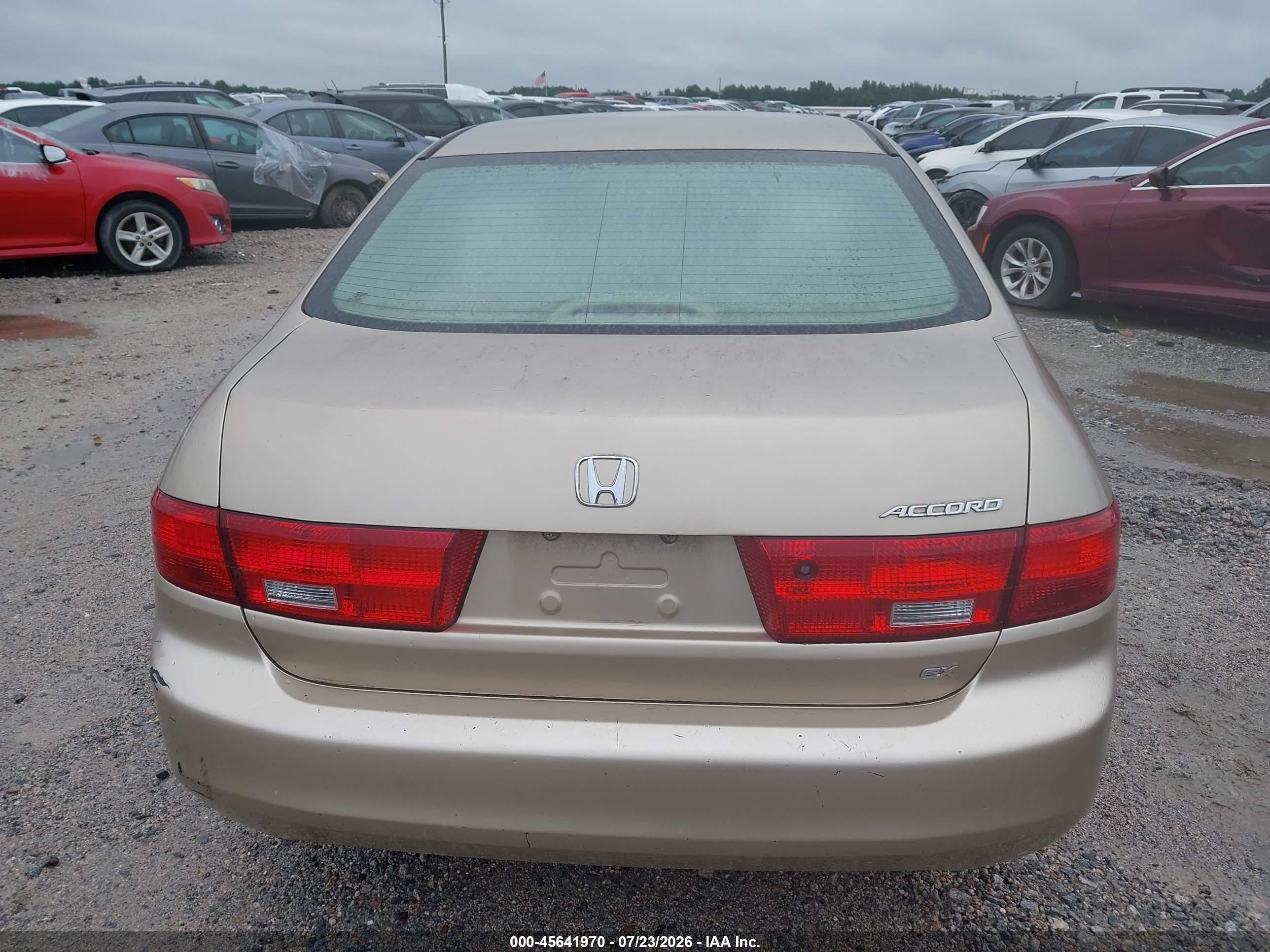 2005 Honda Accord 2.4 Ex Tan vin: 1HGCM56785A196663