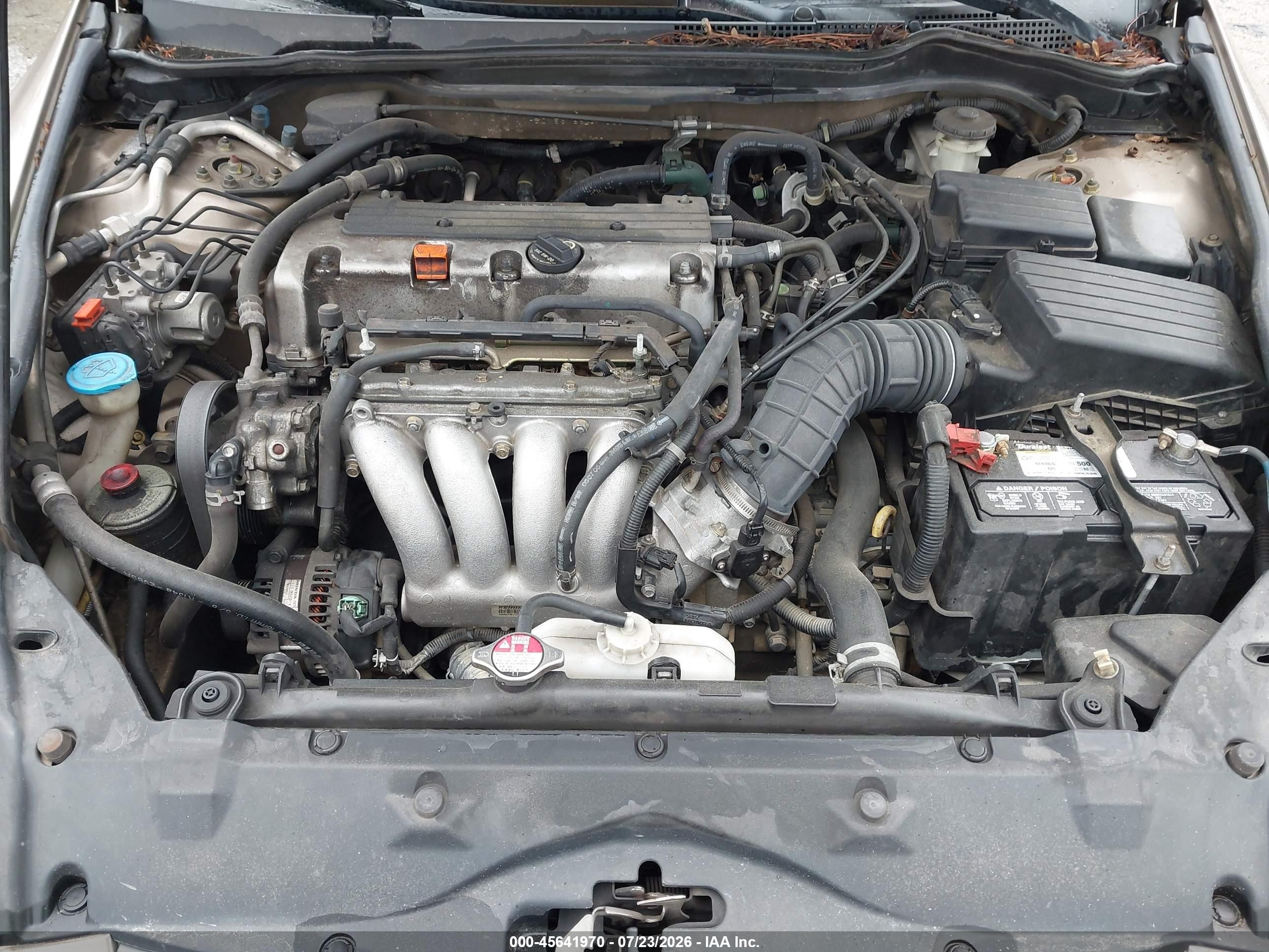 2005 Honda Accord 2.4 Ex Tan vin: 1HGCM56785A196663