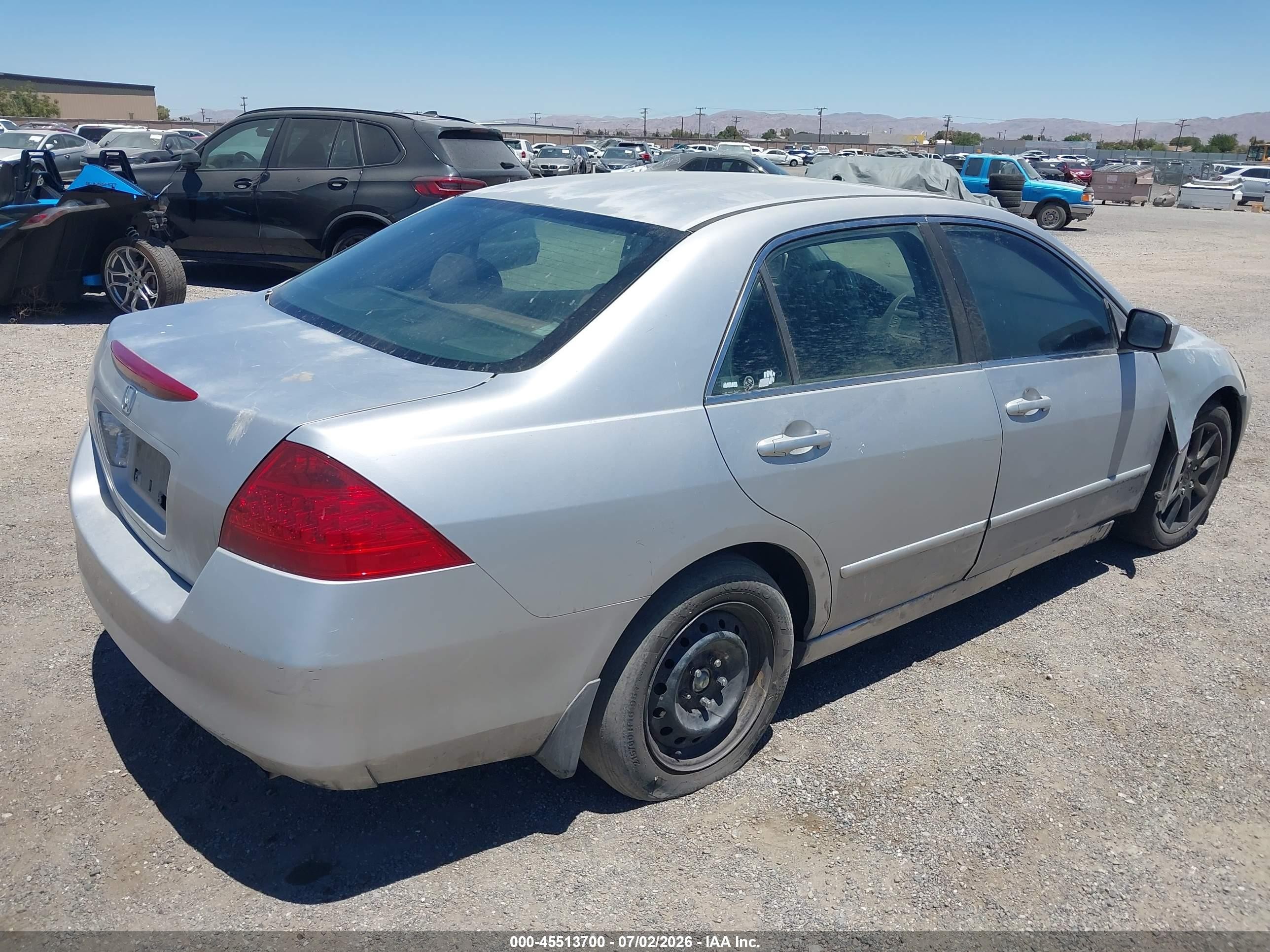 2006 Honda Accord 2.4 Ex Silver vin: 1HGCM56786A001162
