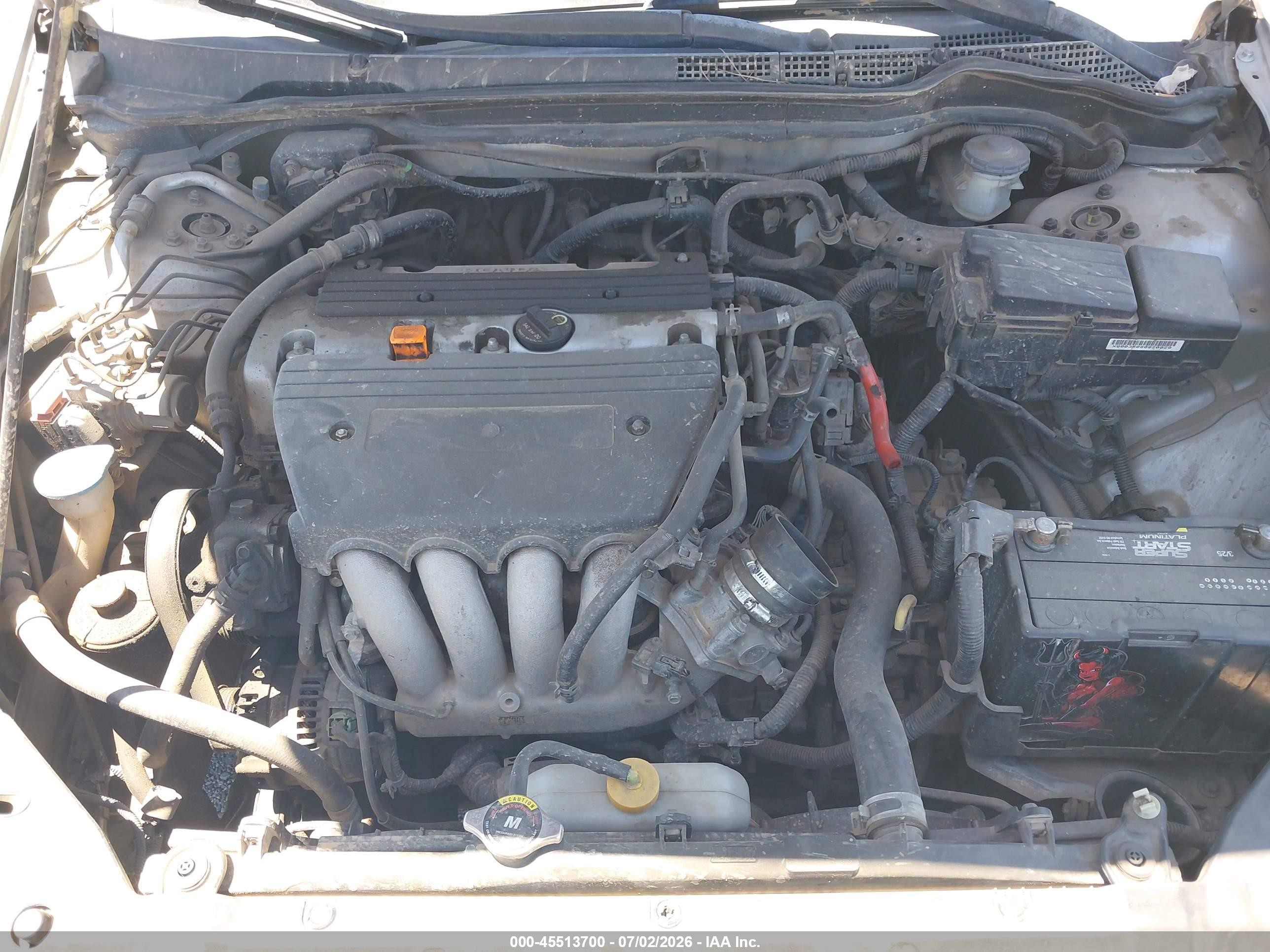 2006 Honda Accord 2.4 Ex Silver vin: 1HGCM56786A001162