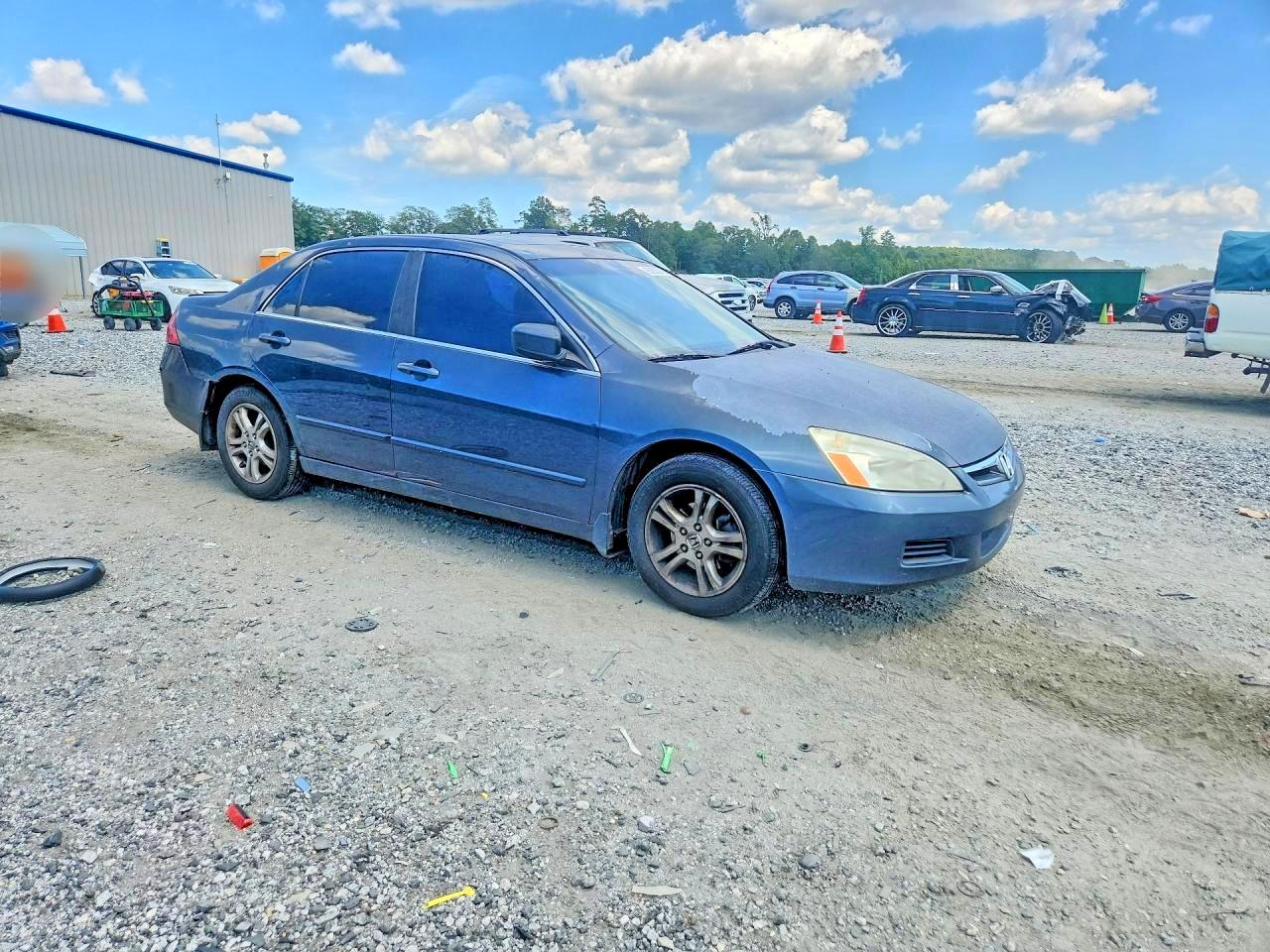 2006 Honda Accord Ex Серый vin: 1HGCM56786A135816