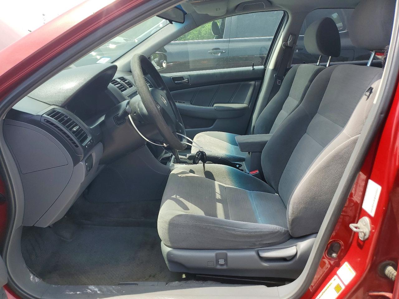 2007 Honda Accord Ex Красный vin: 1HGCM56787A022000