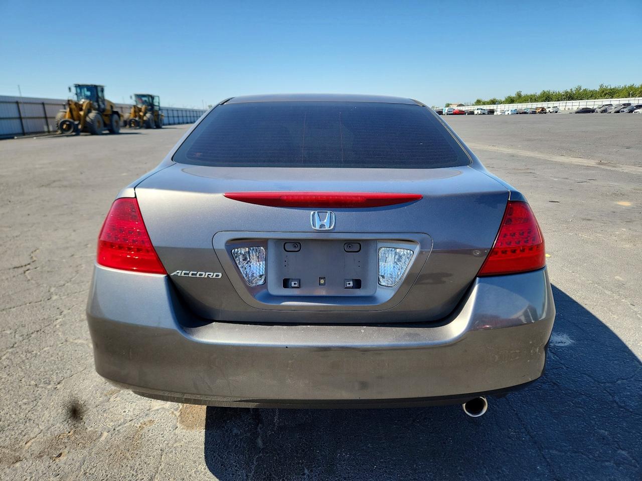 2007 Honda Accord Ex Gray vin: 1HGCM56787A041498
