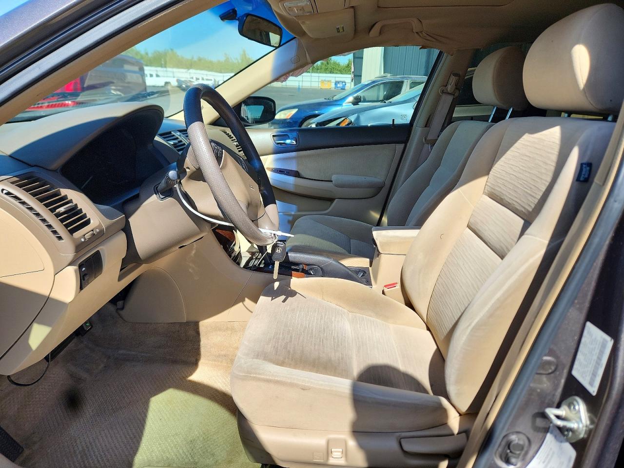 2007 Honda Accord Ex Gray vin: 1HGCM56787A041498
