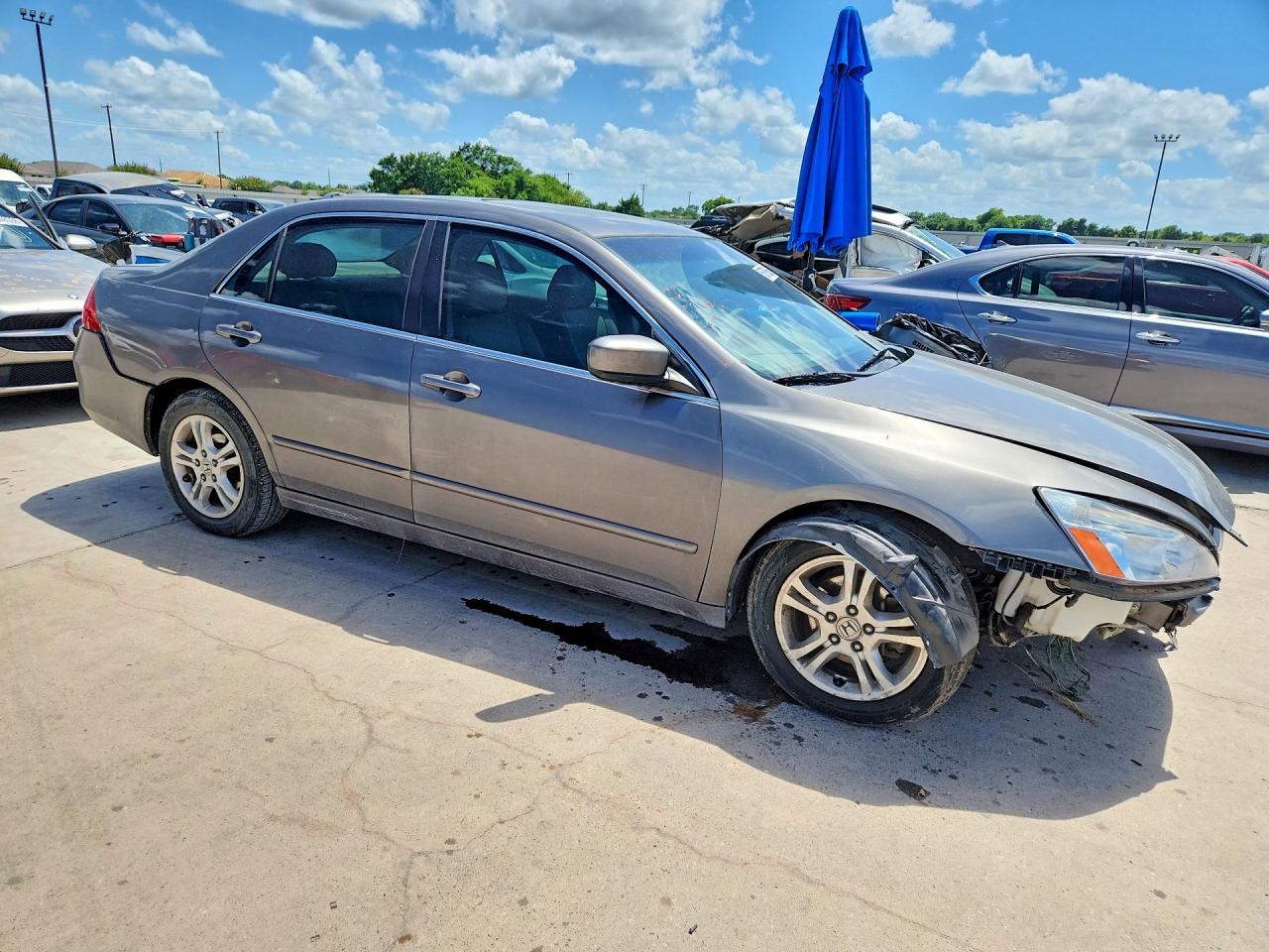 2007 Honda Accord Ex Charcoal vin: 1HGCM56787A043817