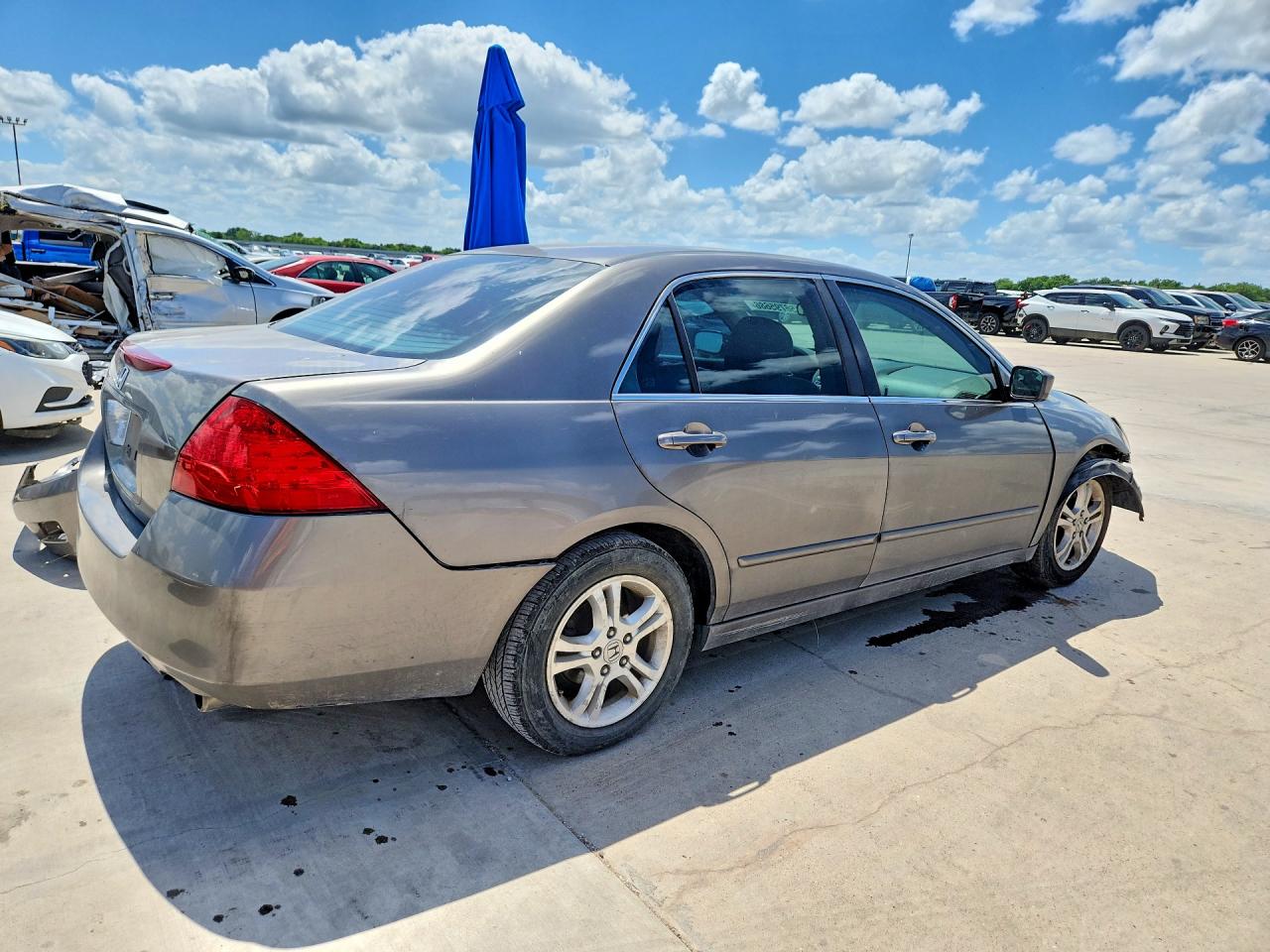 2007 Honda Accord Ex Charcoal vin: 1HGCM56787A043817