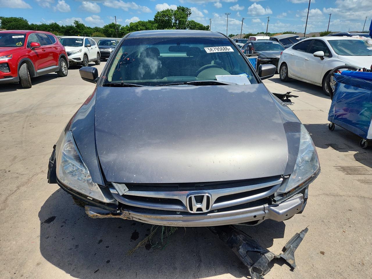 2007 Honda Accord Ex Charcoal vin: 1HGCM56787A043817
