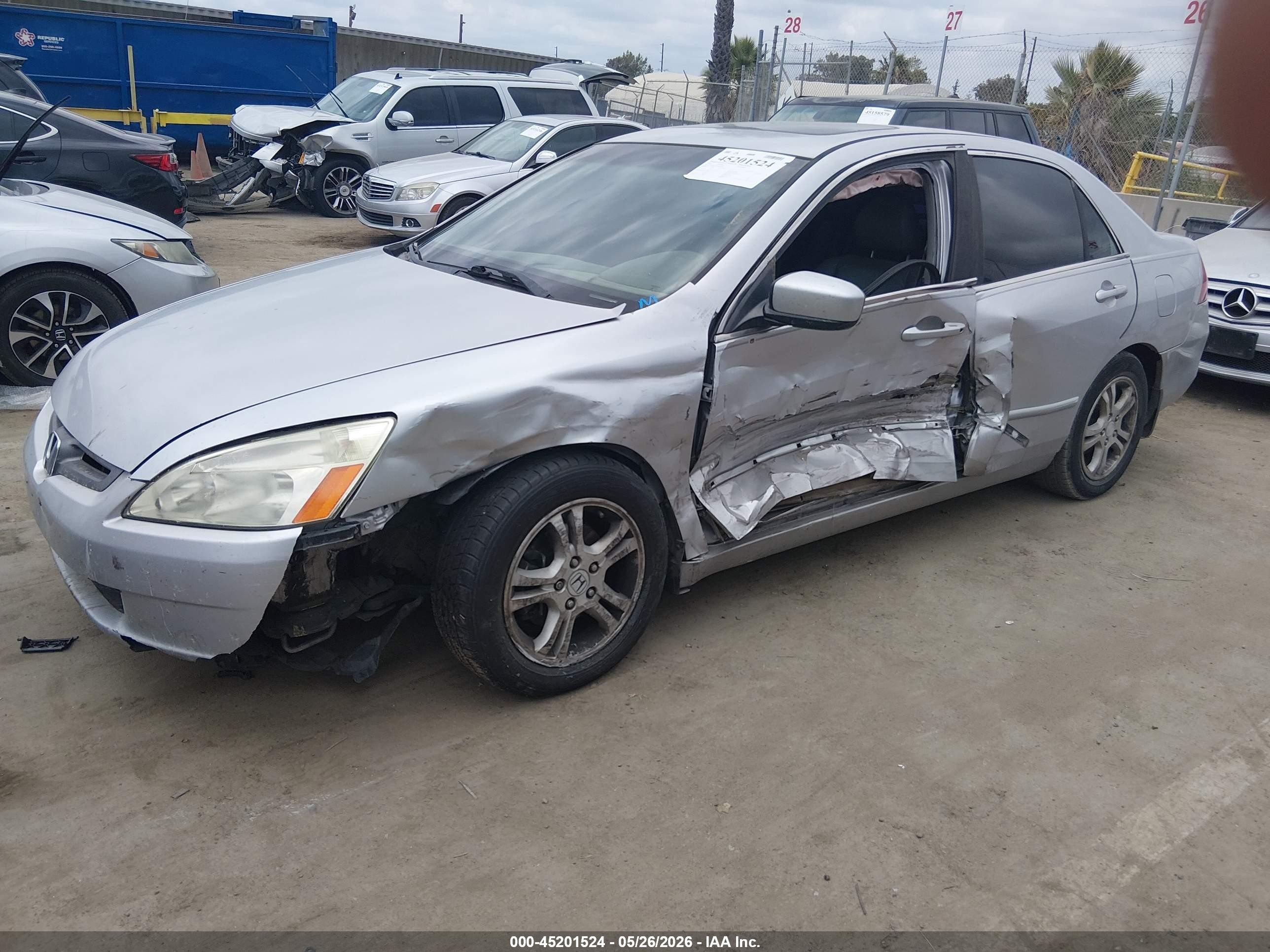 2007 Honda Accord 2.4 Ex Silver vin: 1HGCM56787A044157
