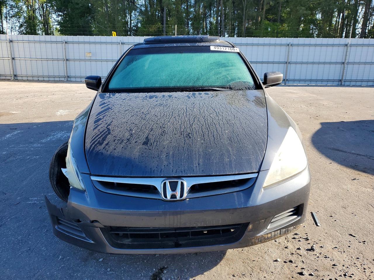2007 Honda Accord Ex Серый vin: 1HGCM56787A046782