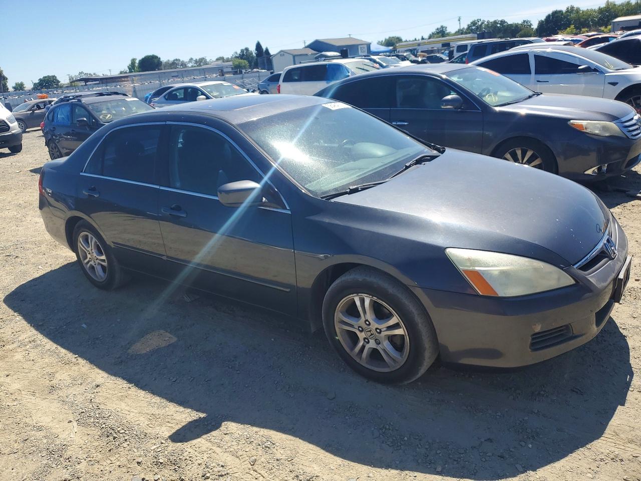 2007 Honda Accord Ex Black vin: 1HGCM56787A134019