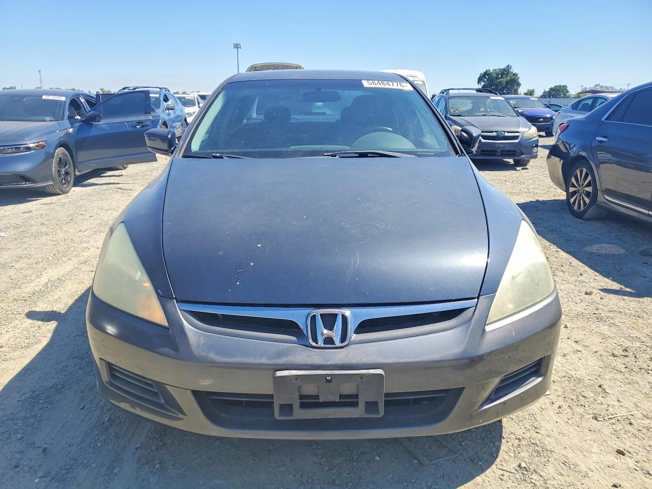 2007 Honda Accord Ex Black vin: 1HGCM56787A134019