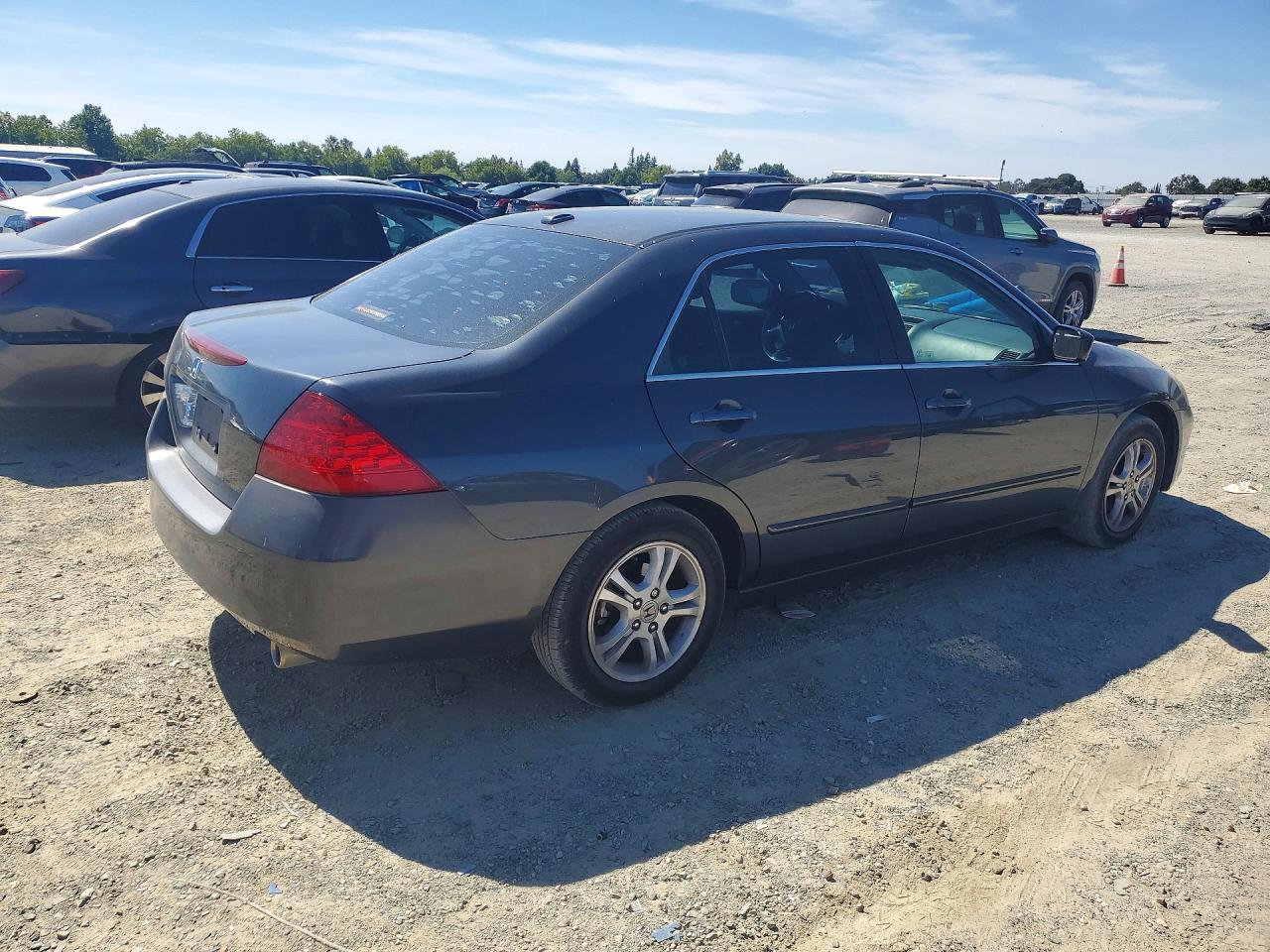 2007 Honda Accord Ex Black vin: 1HGCM56787A134019