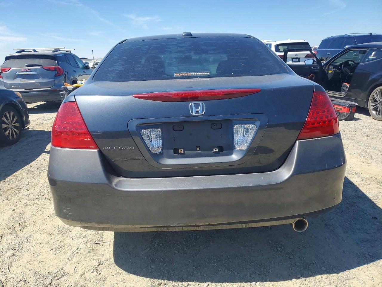 2007 Honda Accord Ex Black vin: 1HGCM56787A134019