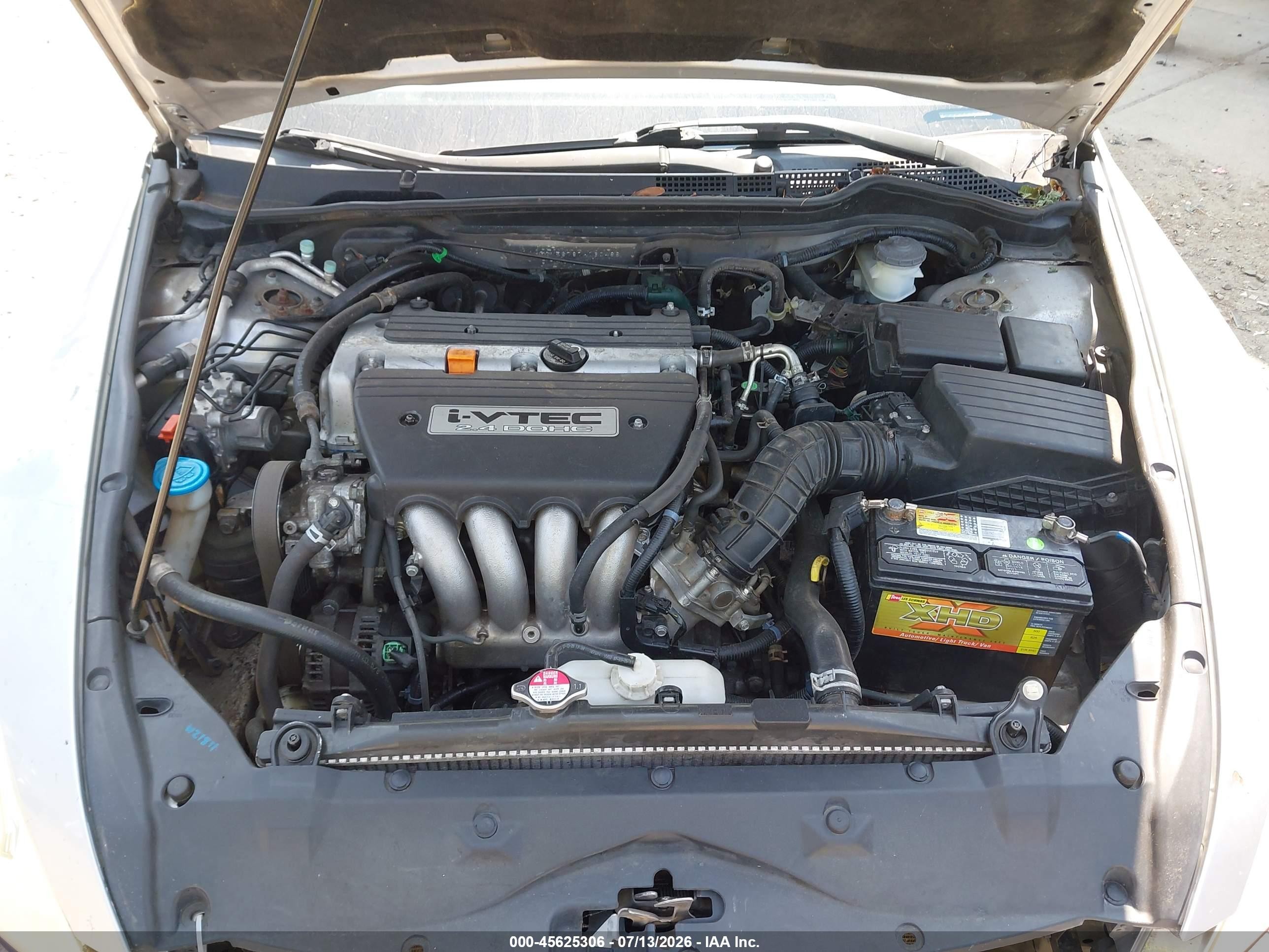 2007 Honda Accord 2.4 Ex Silver vin: 1HGCM56787A160488