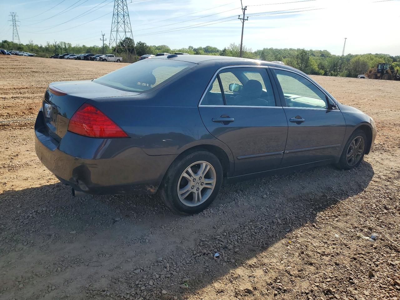 2007 Honda Accord Ex Gray vin: 1HGCM56787A178716