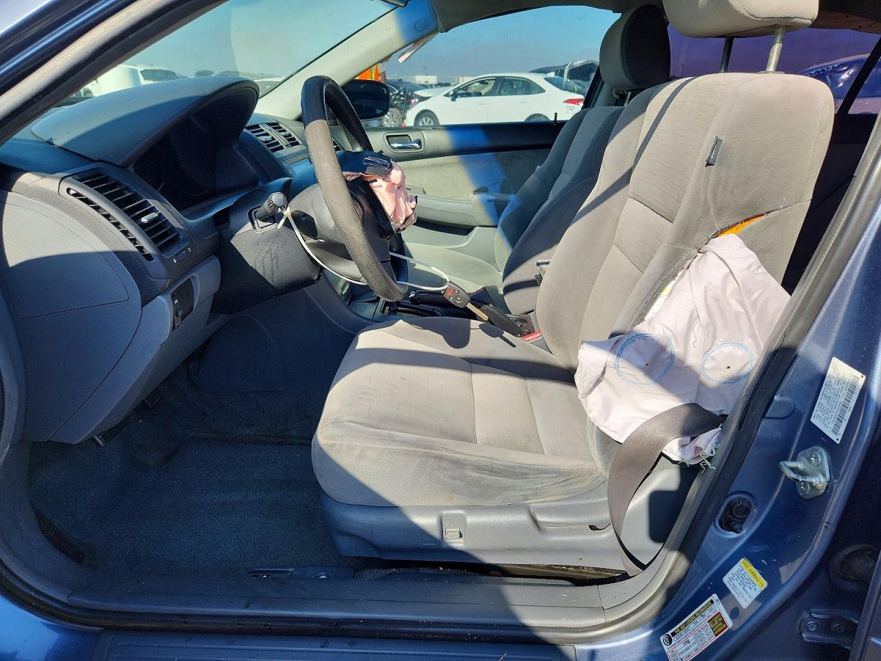 2007 Honda Accord Ex Blue vin: 1HGCM56787A203582
