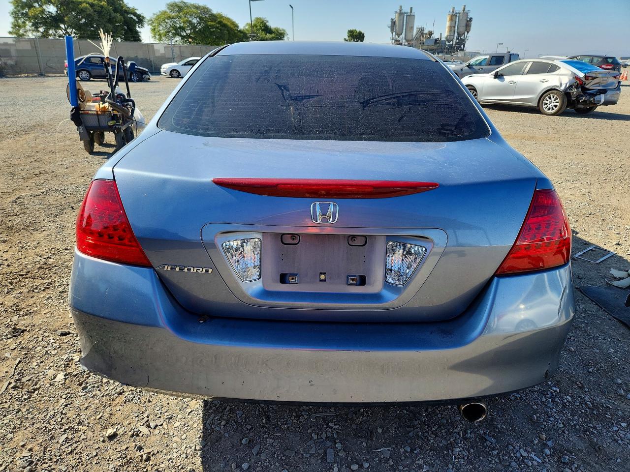 2007 Honda Accord Ex Blue vin: 1HGCM56787A203582