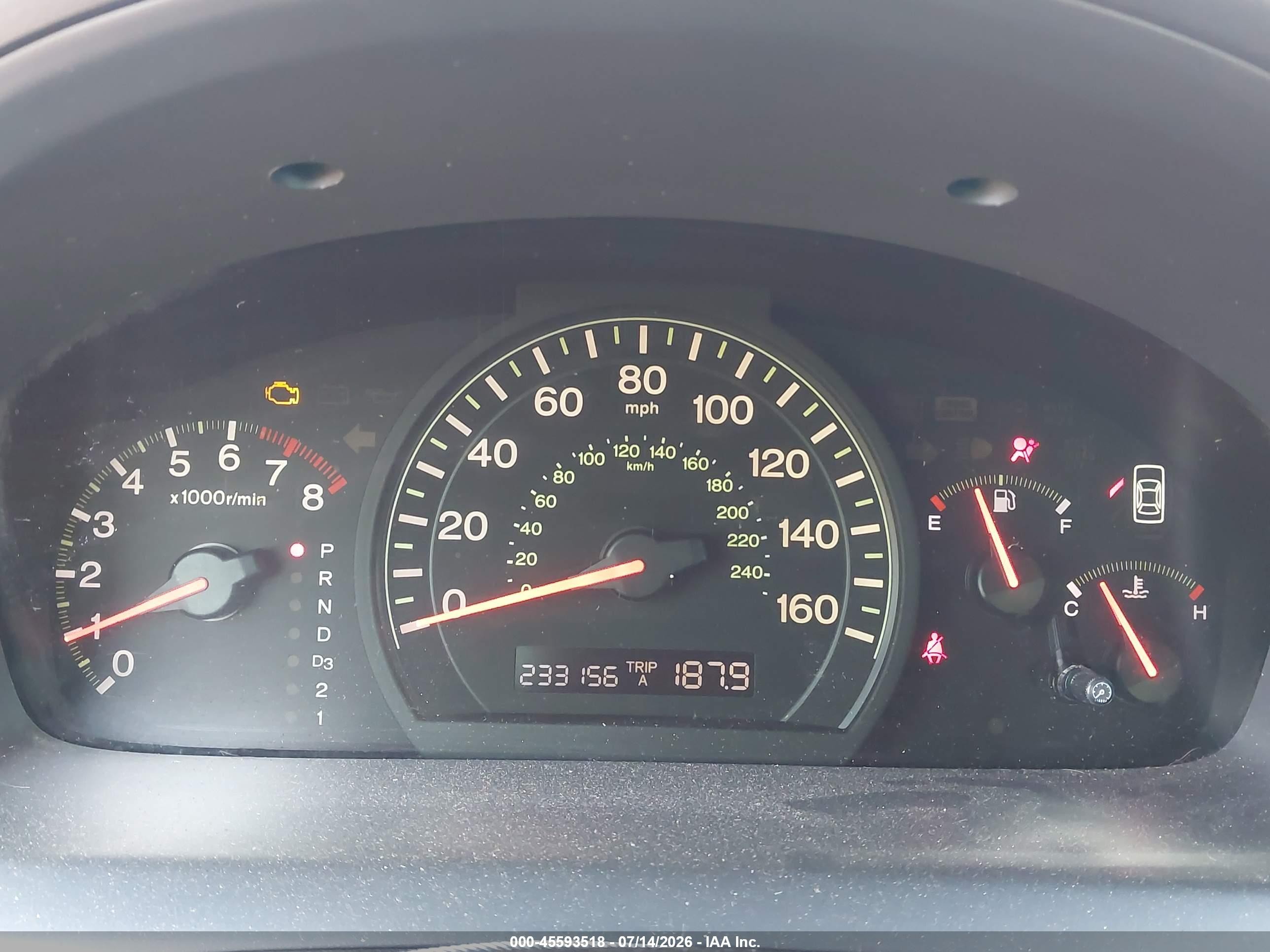2004 Honda Accord 2.4 Ex Серебряный vin: 1HGCM56794A109836