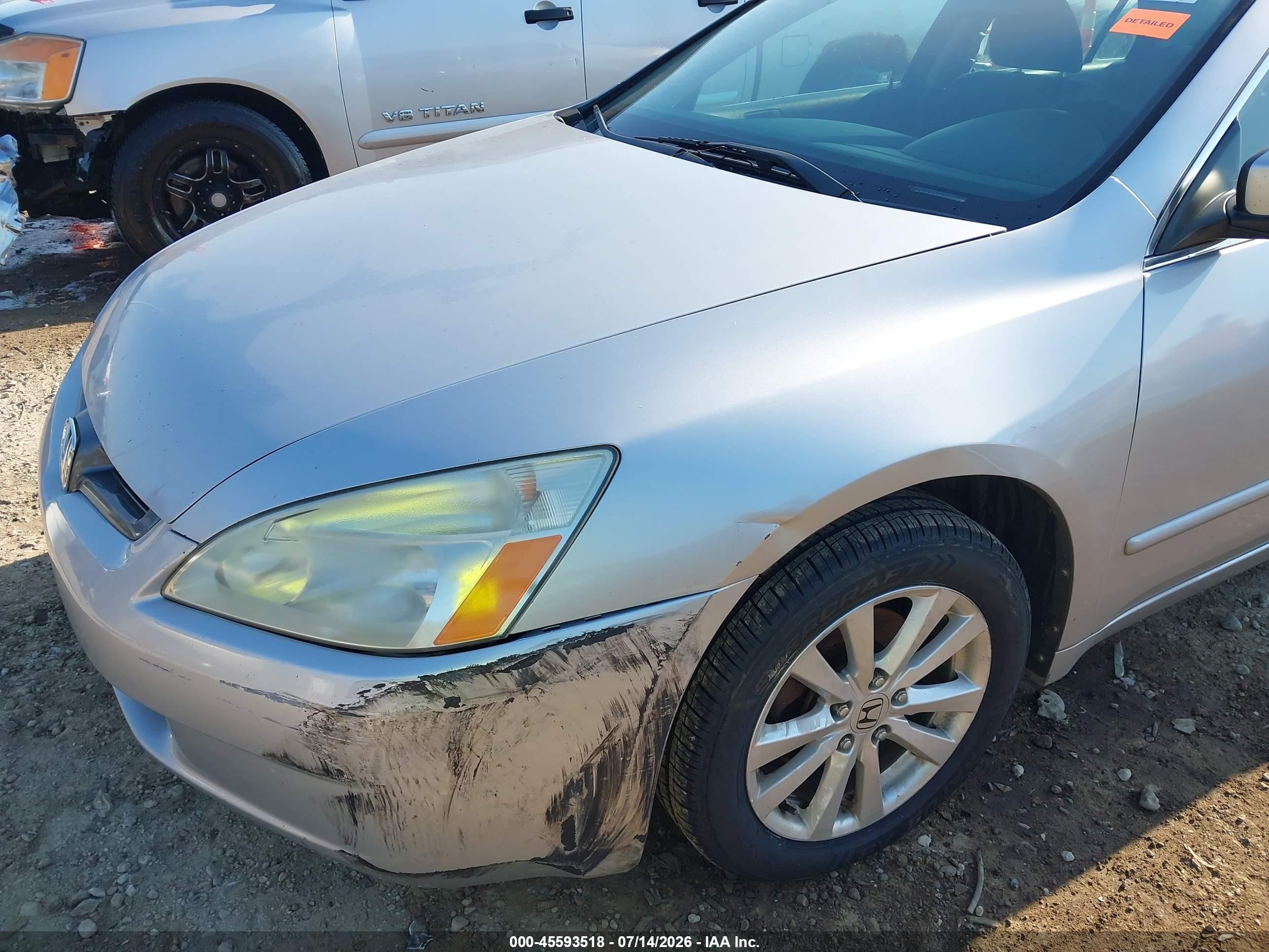 2004 Honda Accord 2.4 Ex Серебряный vin: 1HGCM56794A109836