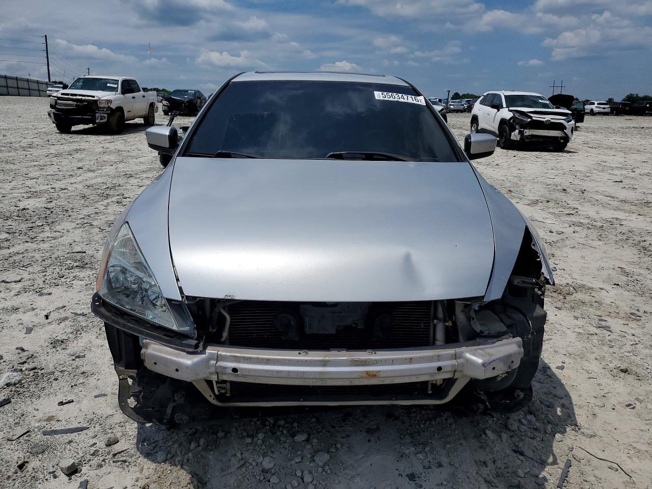2004 Honda Accord Ex Silver vin: 1HGCM56794A143405