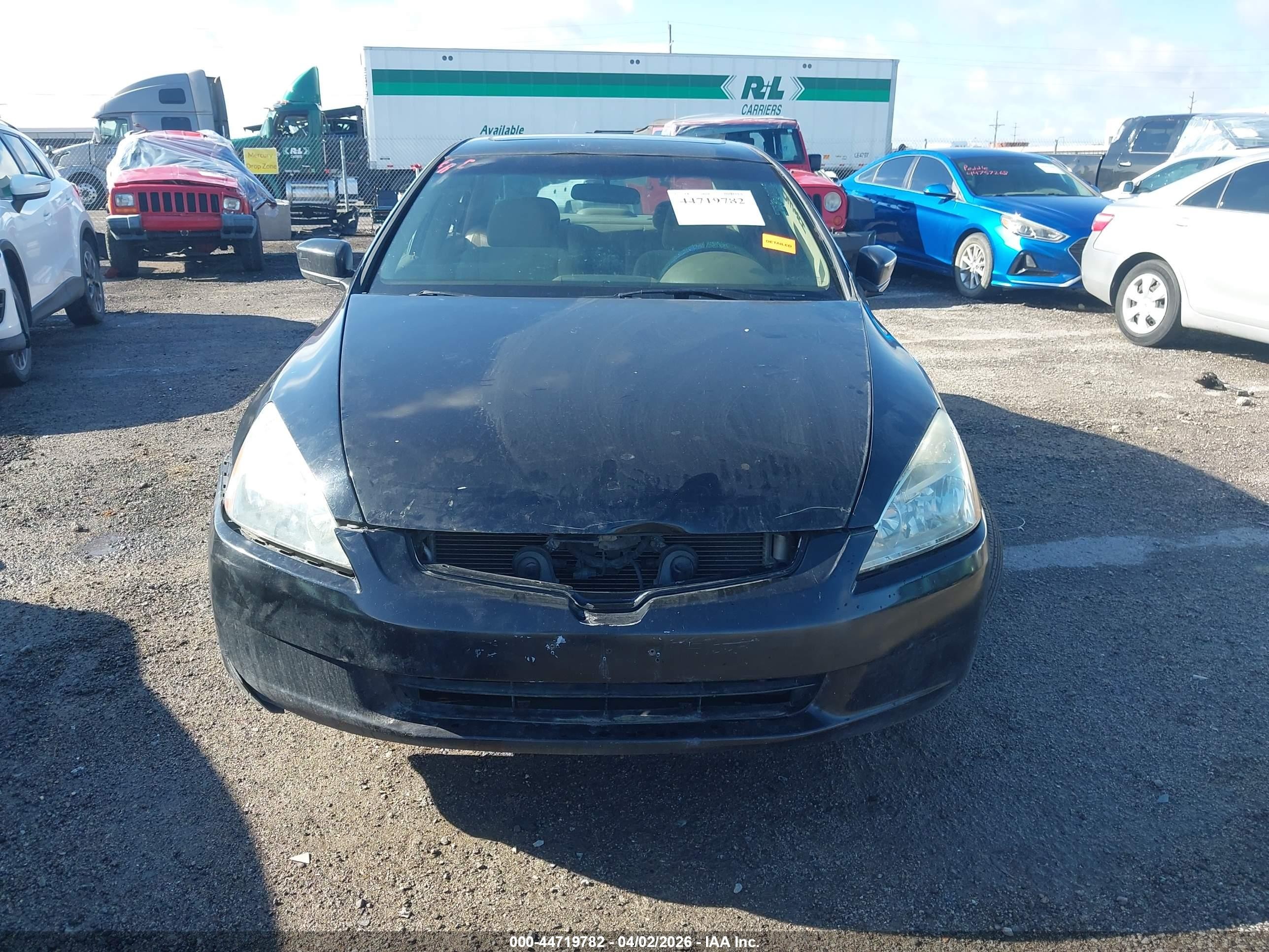 2005 Honda Accord 2.4 Ex Черный vin: 1HGCM56795A006806