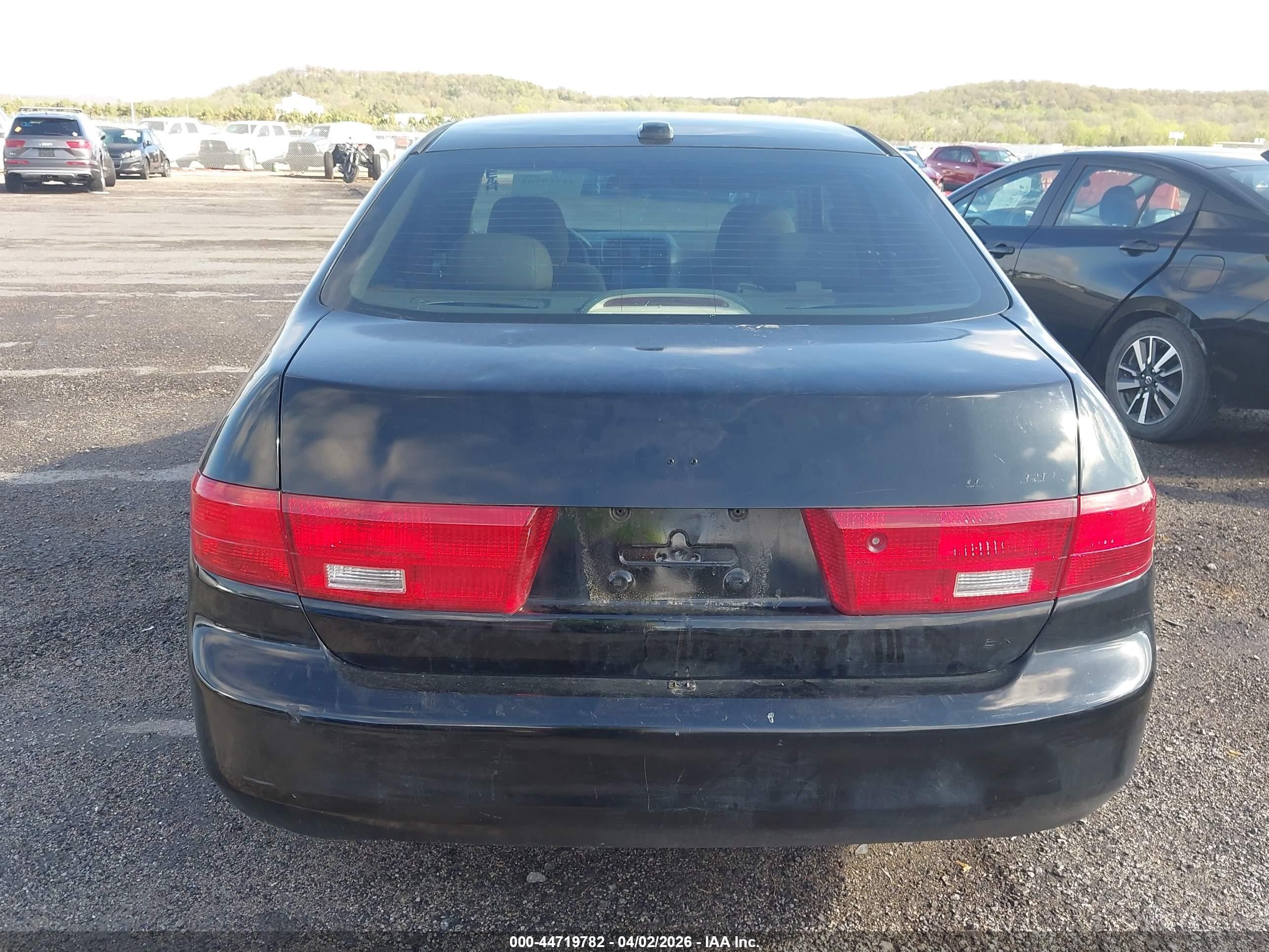 2005 Honda Accord 2.4 Ex Черный vin: 1HGCM56795A006806