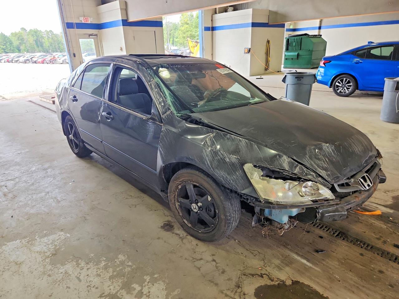 2005 Honda Accord Ex Gray vin: 1HGCM56795A007258