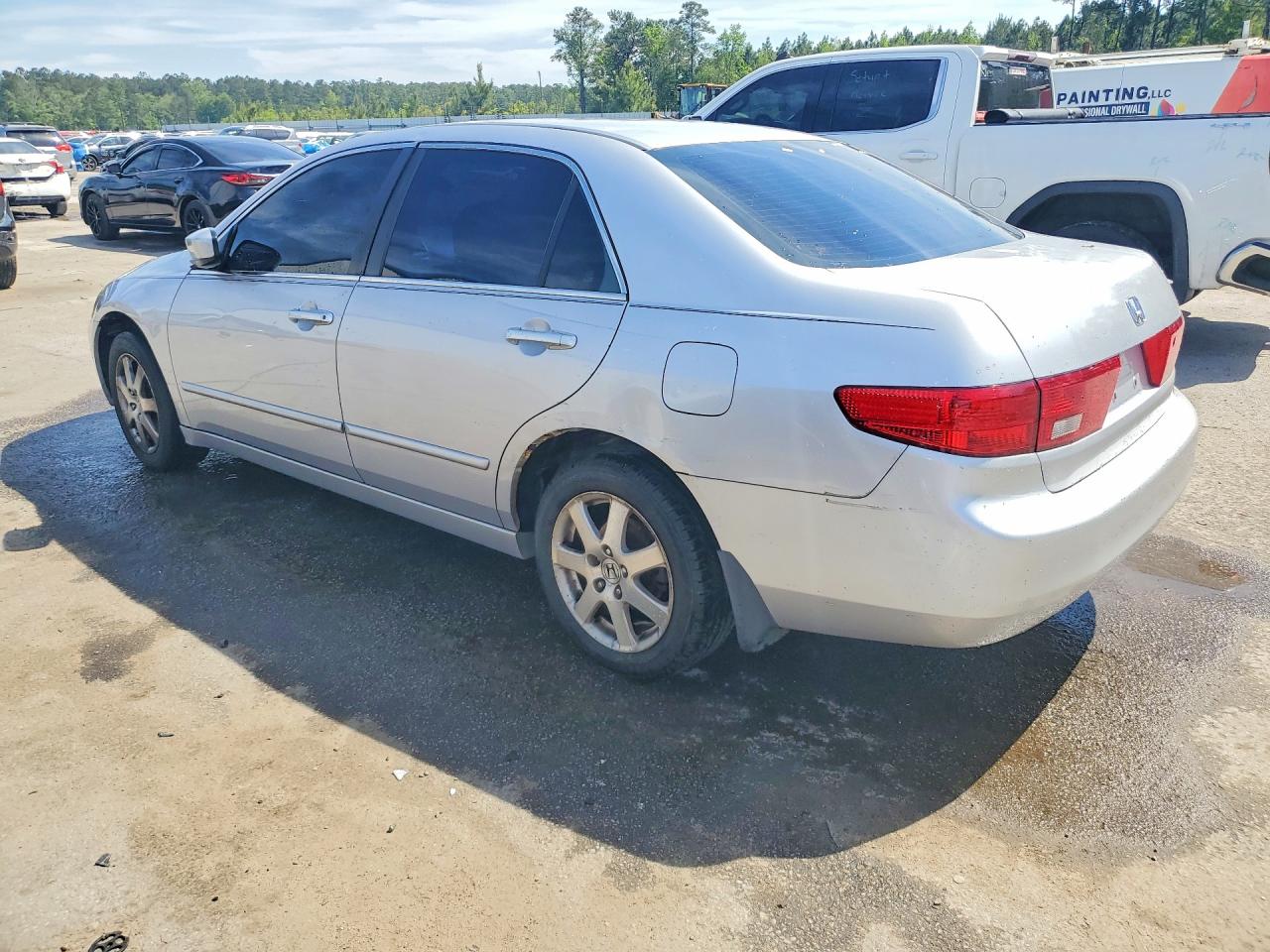 2005 Honda Accord Ex Silver vin: 1HGCM56795A011780