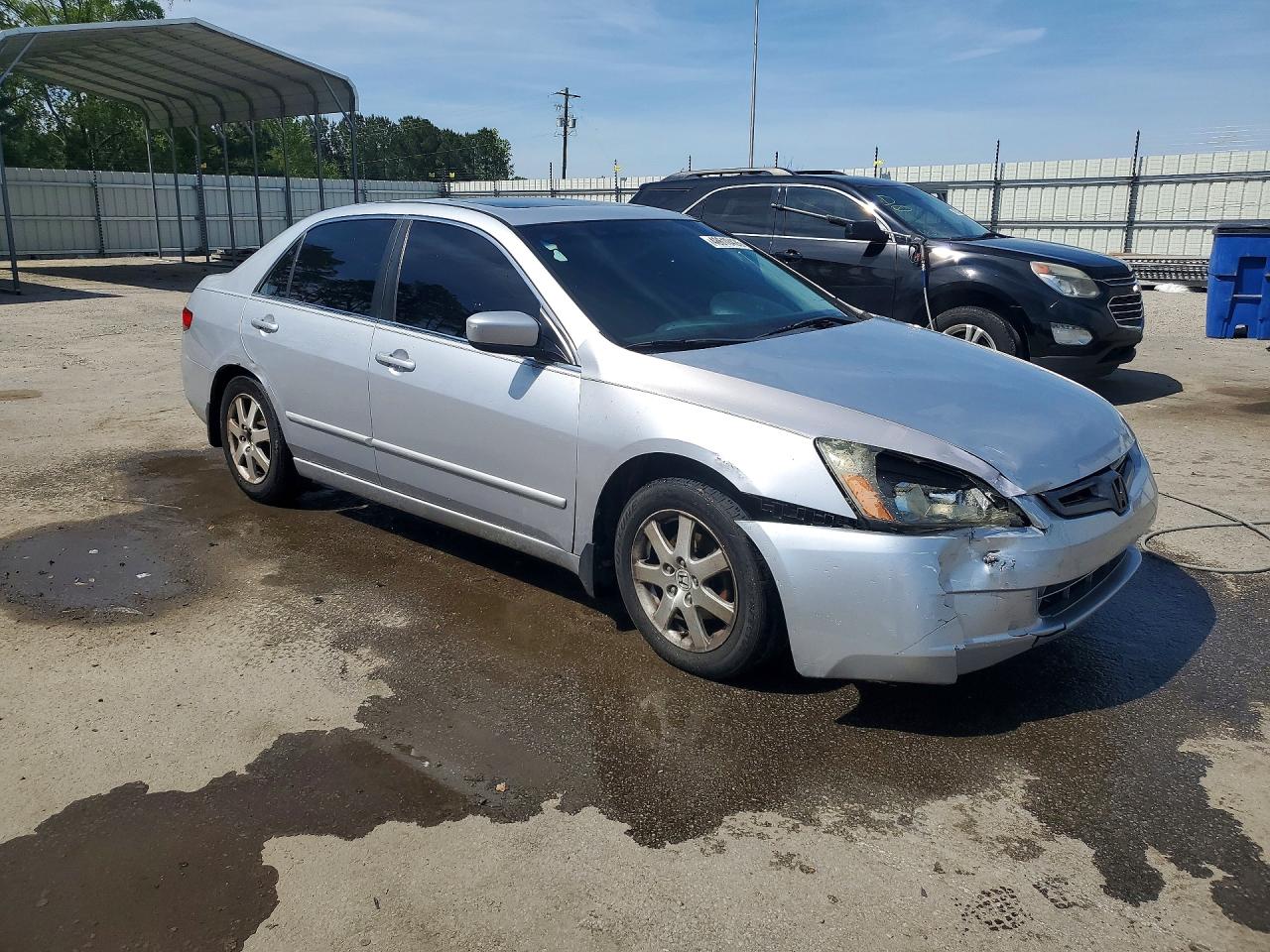 2005 Honda Accord Ex Silver vin: 1HGCM56795A011780
