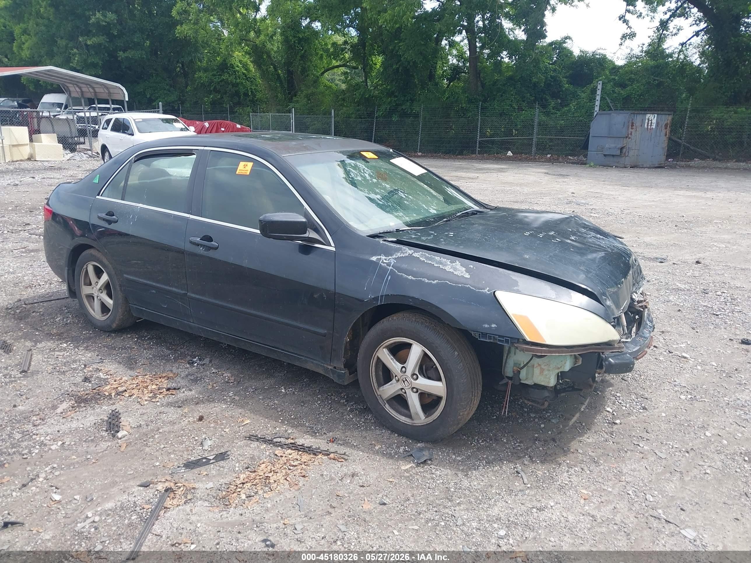 2005 Honda Accord 2.4 Ex Black vin: 1HGCM56795A094854