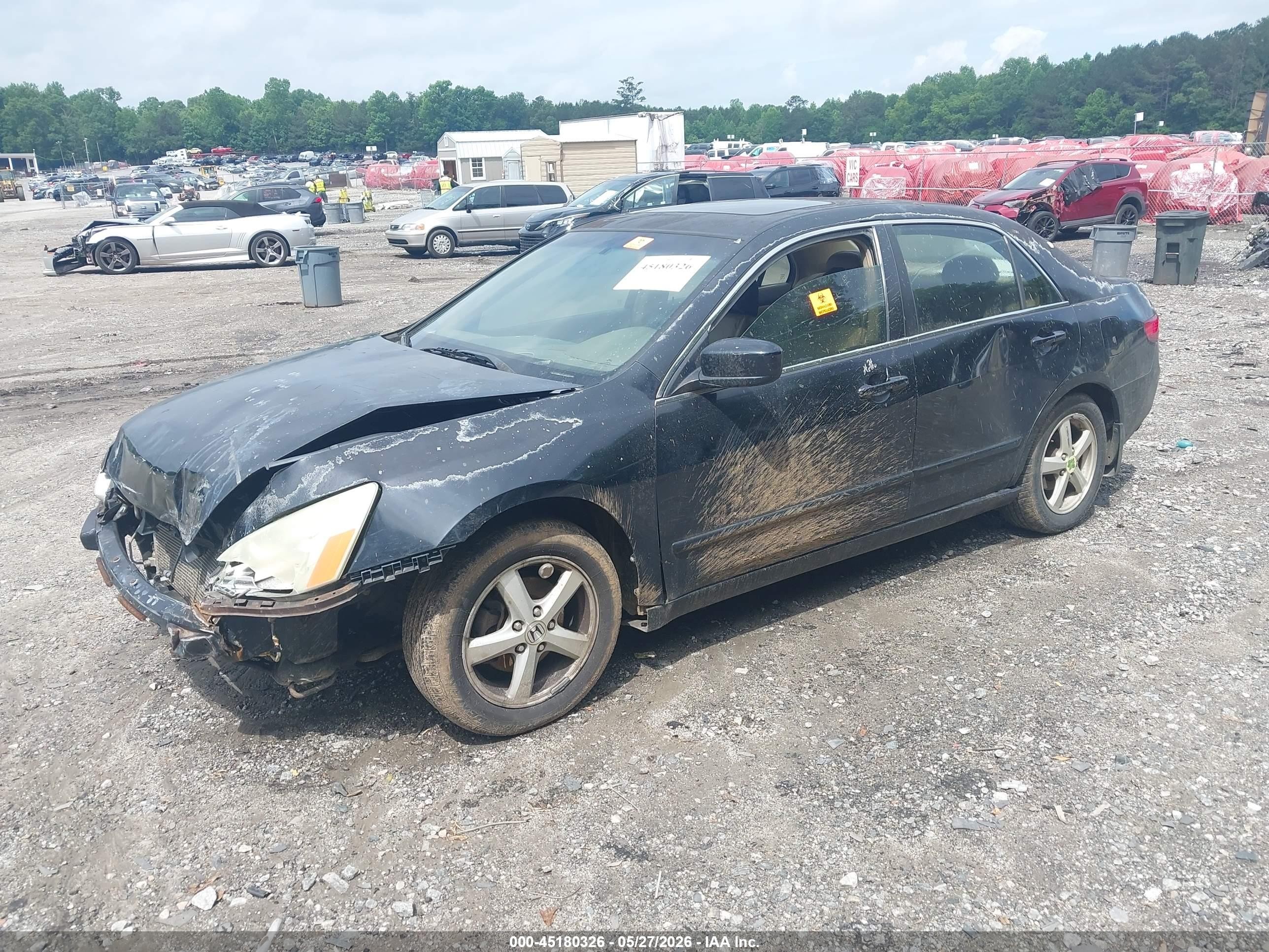 2005 Honda Accord 2.4 Ex Black vin: 1HGCM56795A094854