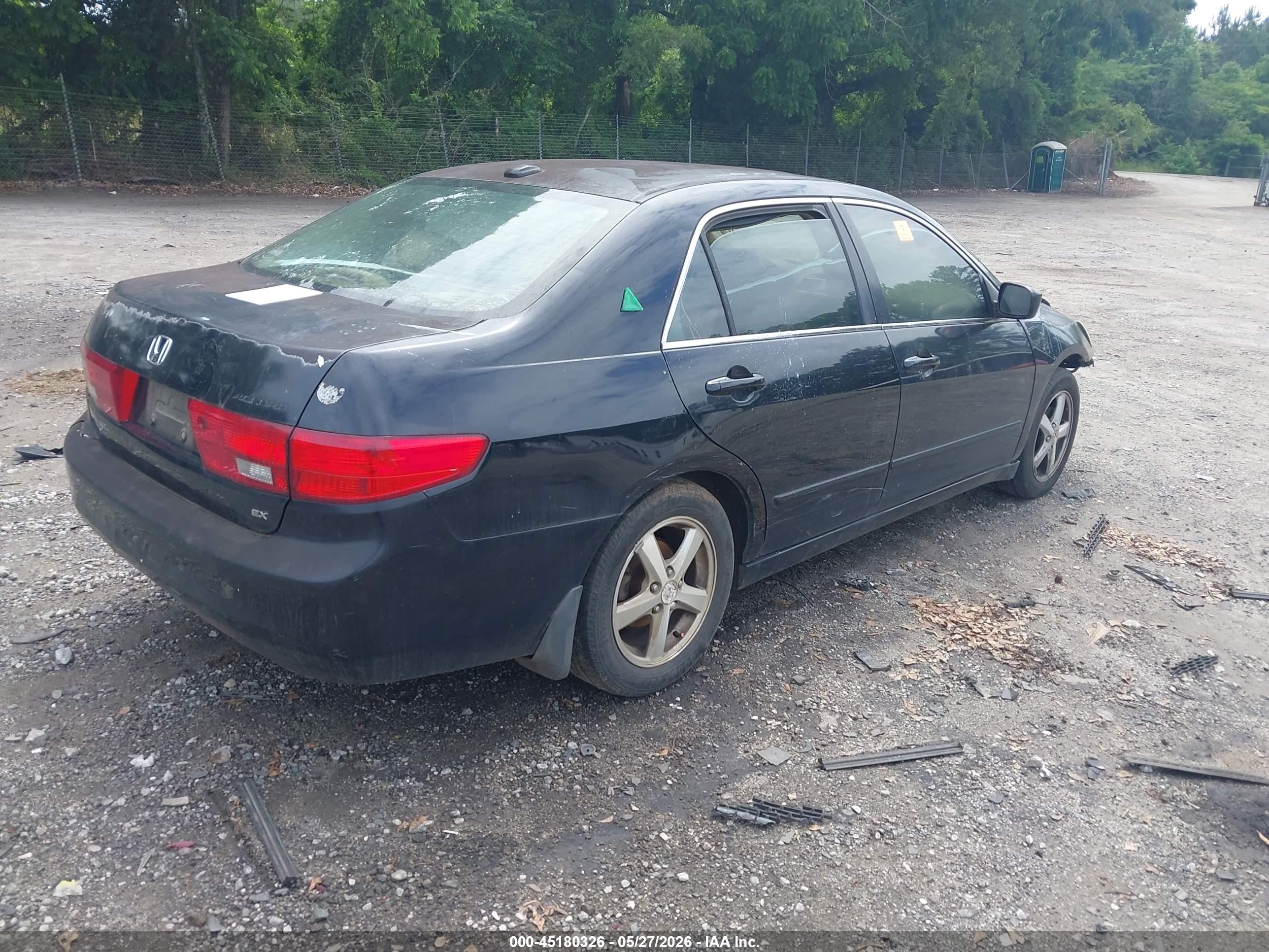 2005 Honda Accord 2.4 Ex Black vin: 1HGCM56795A094854