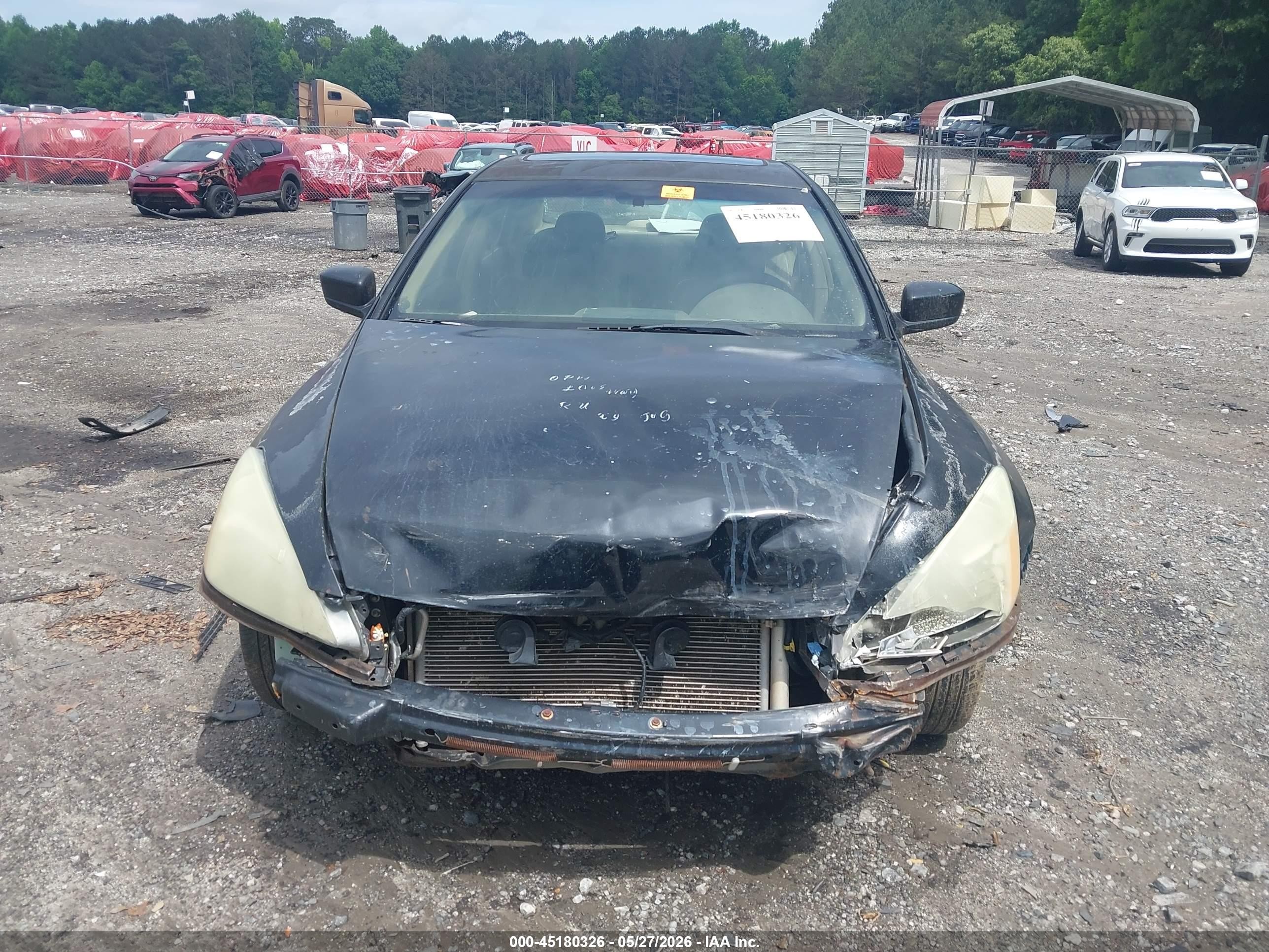 2005 Honda Accord 2.4 Ex Black vin: 1HGCM56795A094854