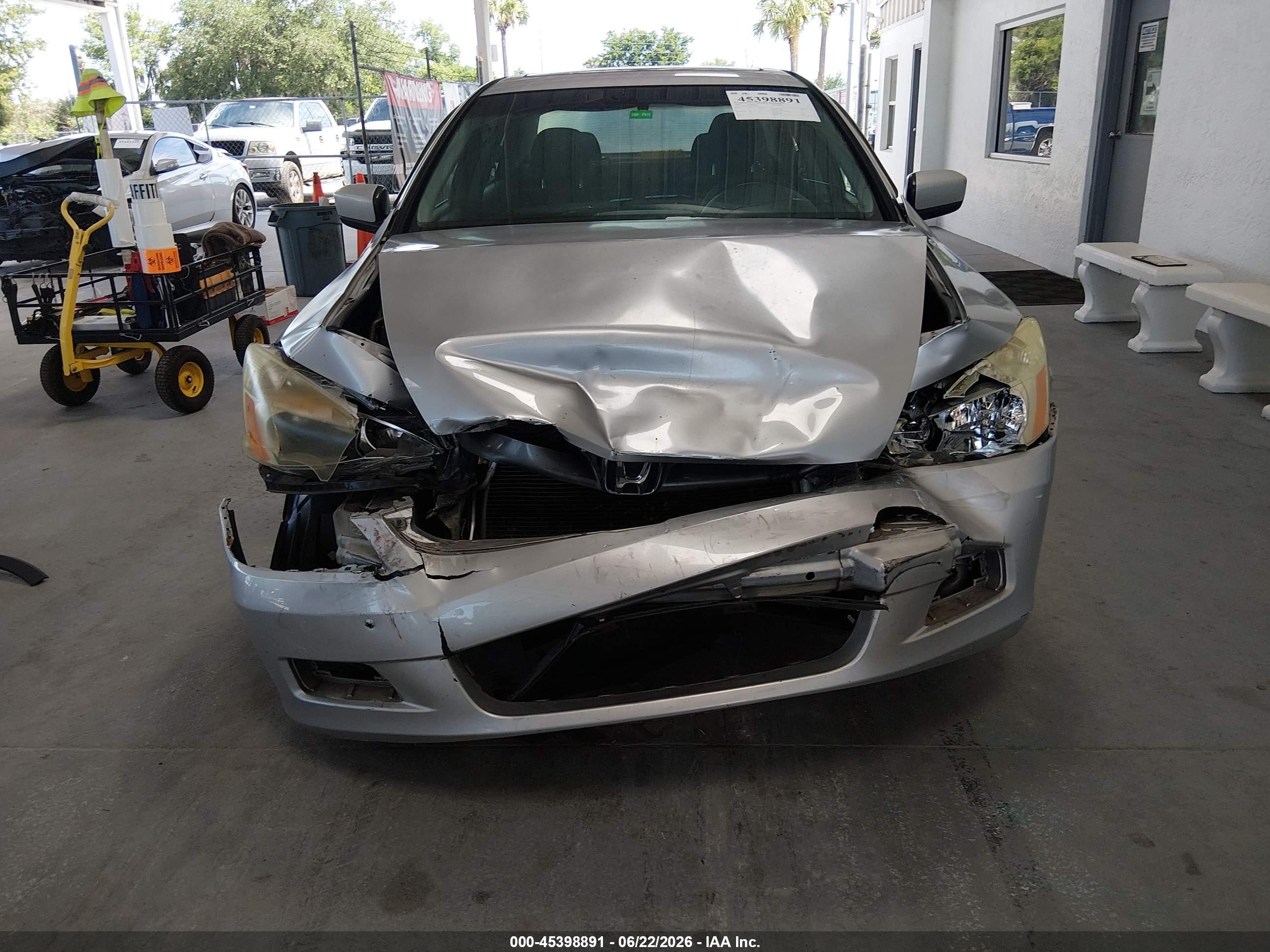2006 Honda Accord 2.4 Ex Silver vin: 1HGCM56796A007648