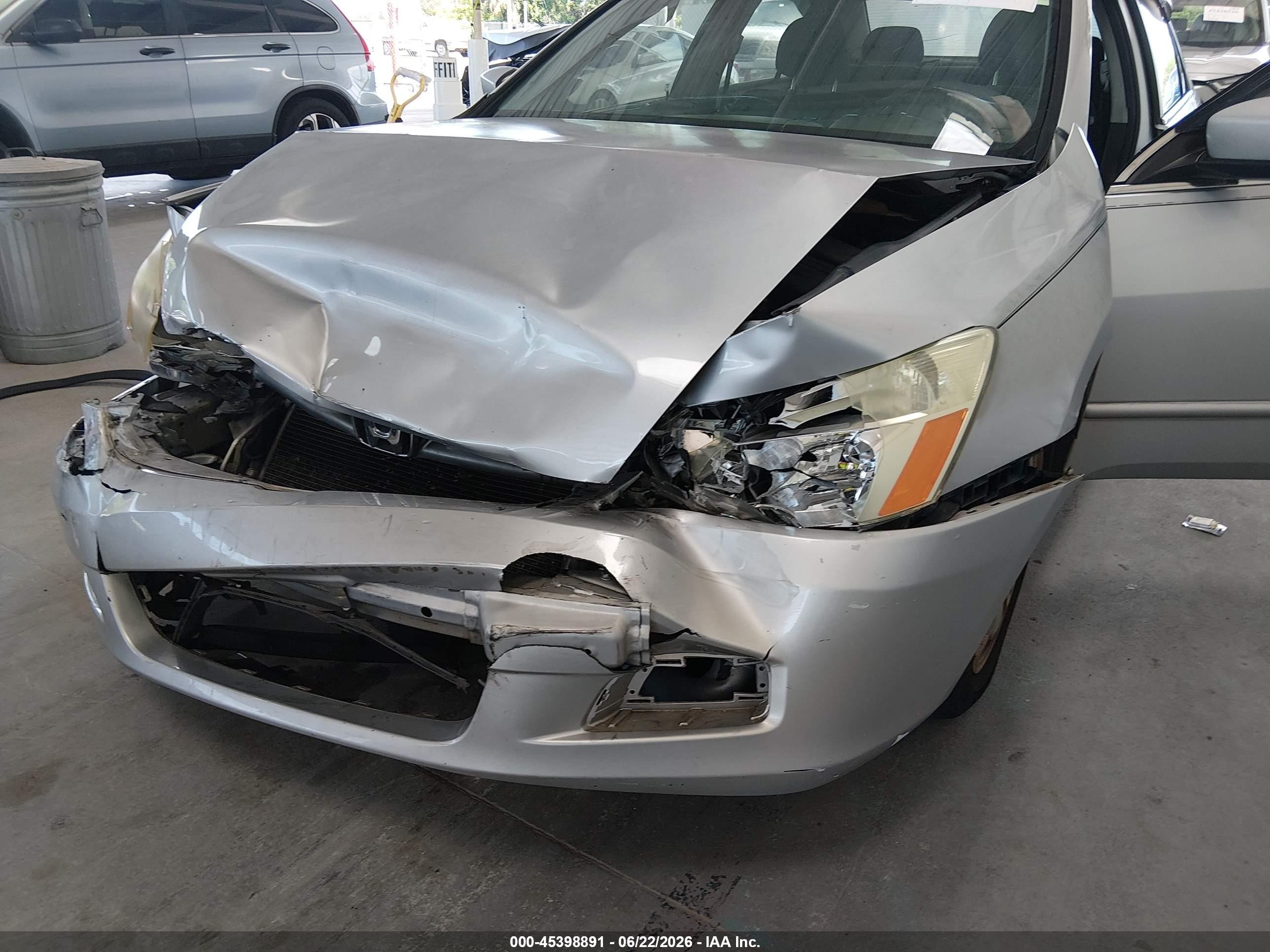 2006 Honda Accord 2.4 Ex Silver vin: 1HGCM56796A007648