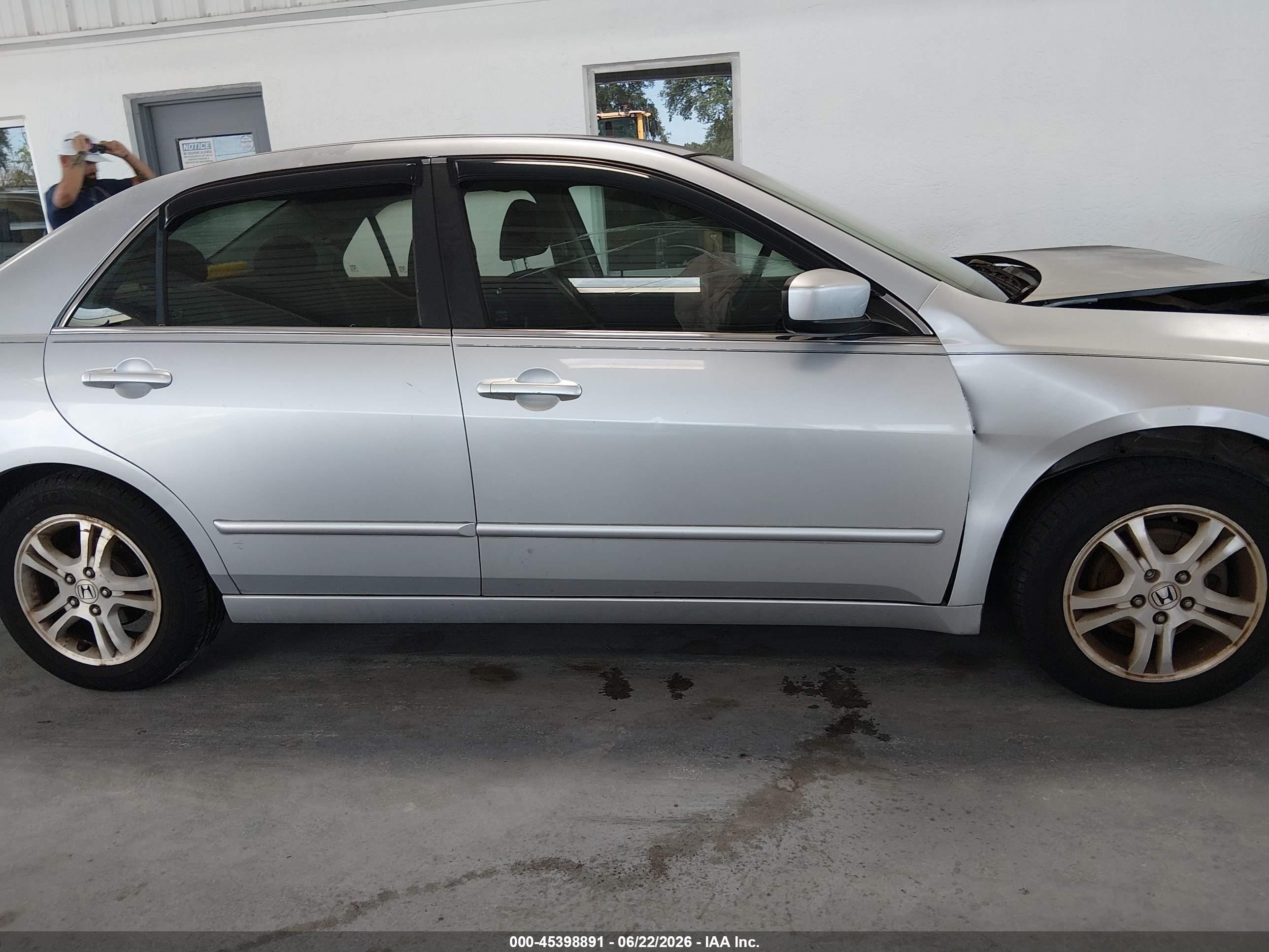 2006 Honda Accord 2.4 Ex Silver vin: 1HGCM56796A007648