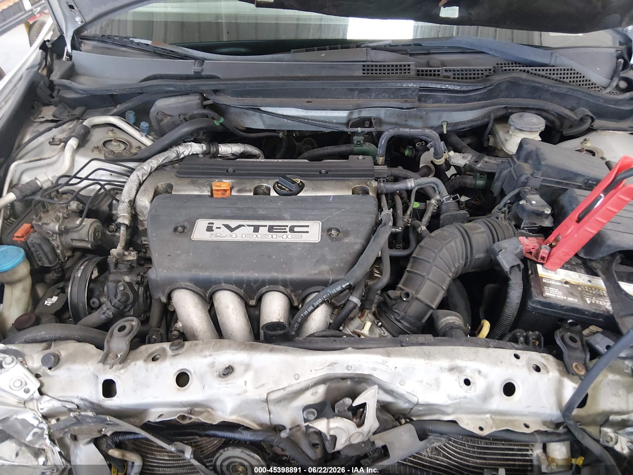 2006 Honda Accord 2.4 Ex Silver vin: 1HGCM56796A007648