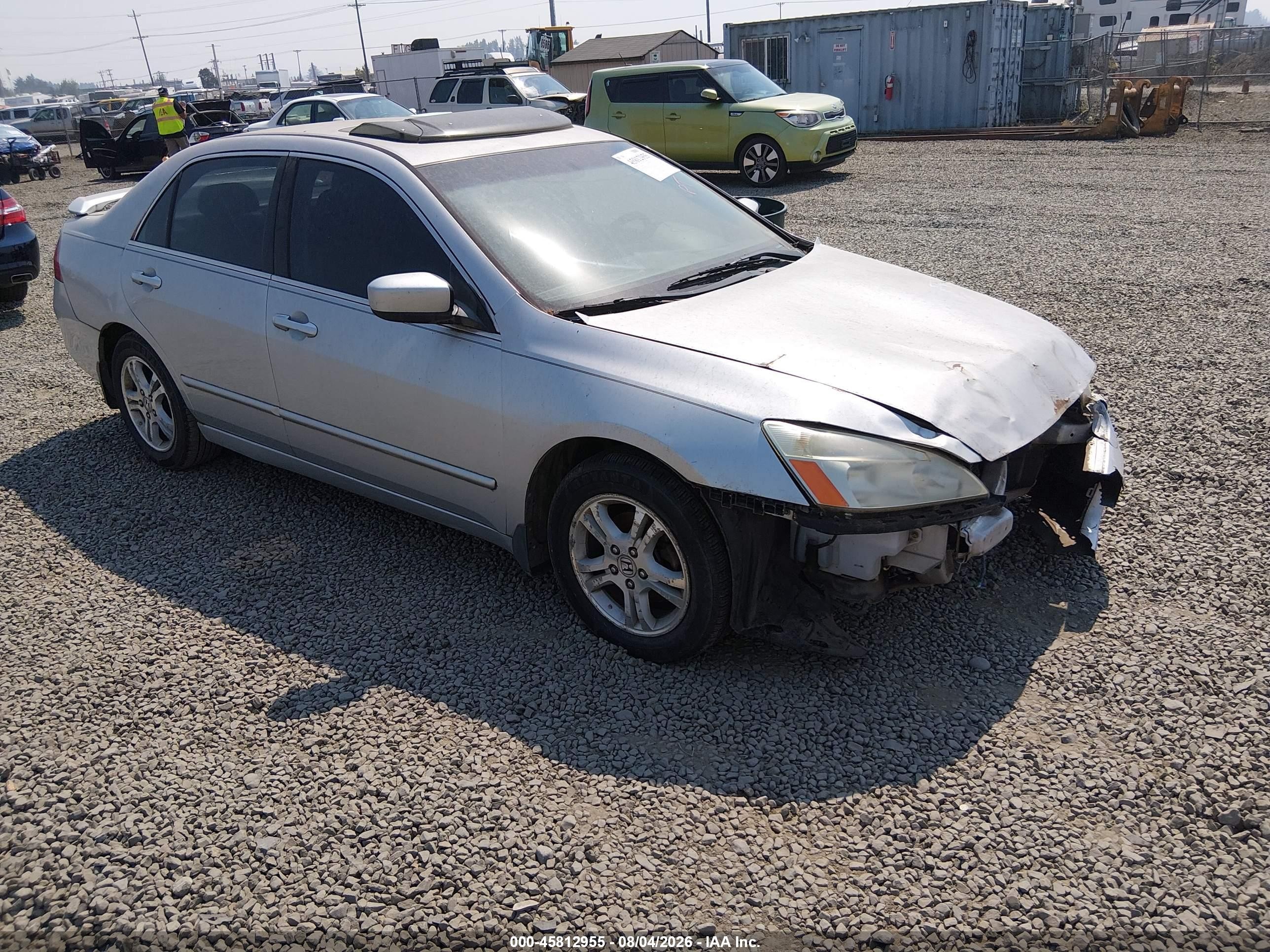 2006 Honda Accord 2.4 Ex Silver vin: 1HGCM56796A026247