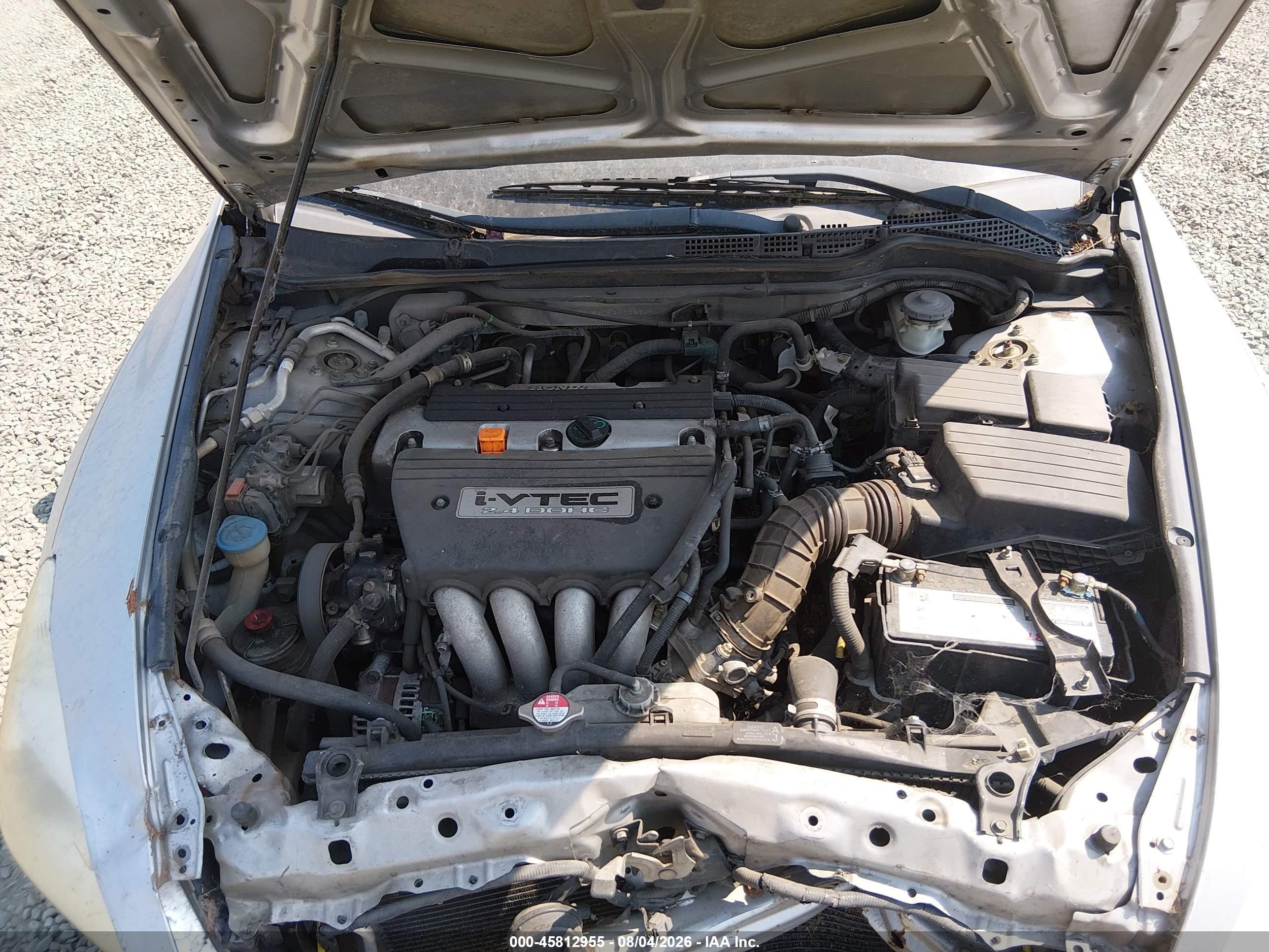 2006 Honda Accord 2.4 Ex Silver vin: 1HGCM56796A026247